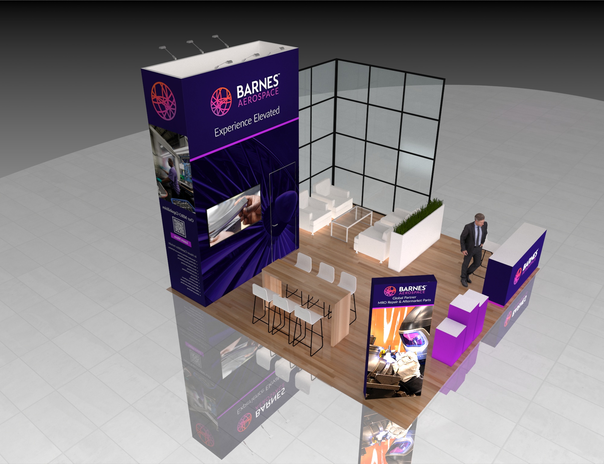 WPPI 20x20 trade show exhibit rental in Las Vegas (view 2)