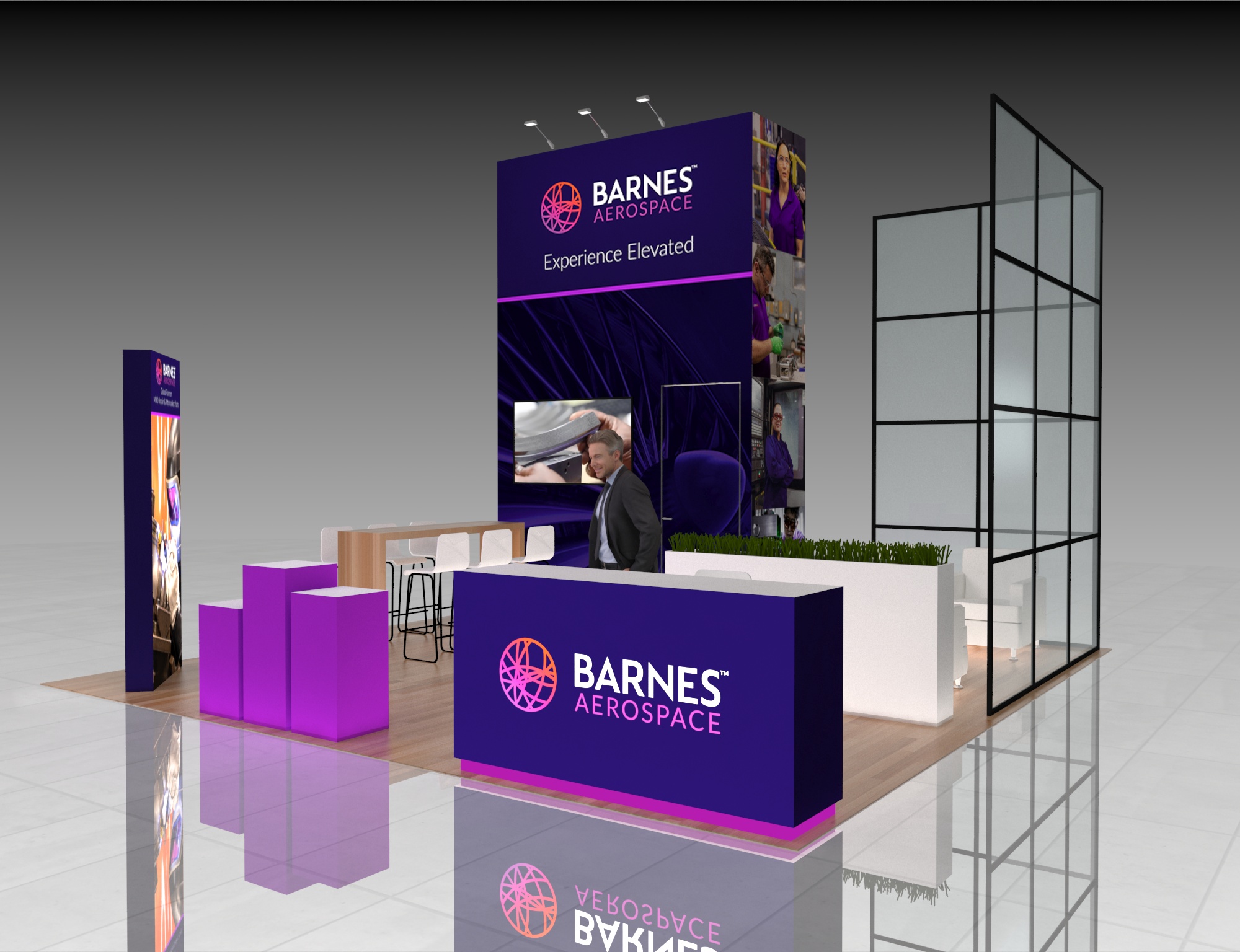 WPPI 20x20 trade show exhibit rental in Las Vegas (view 5)
