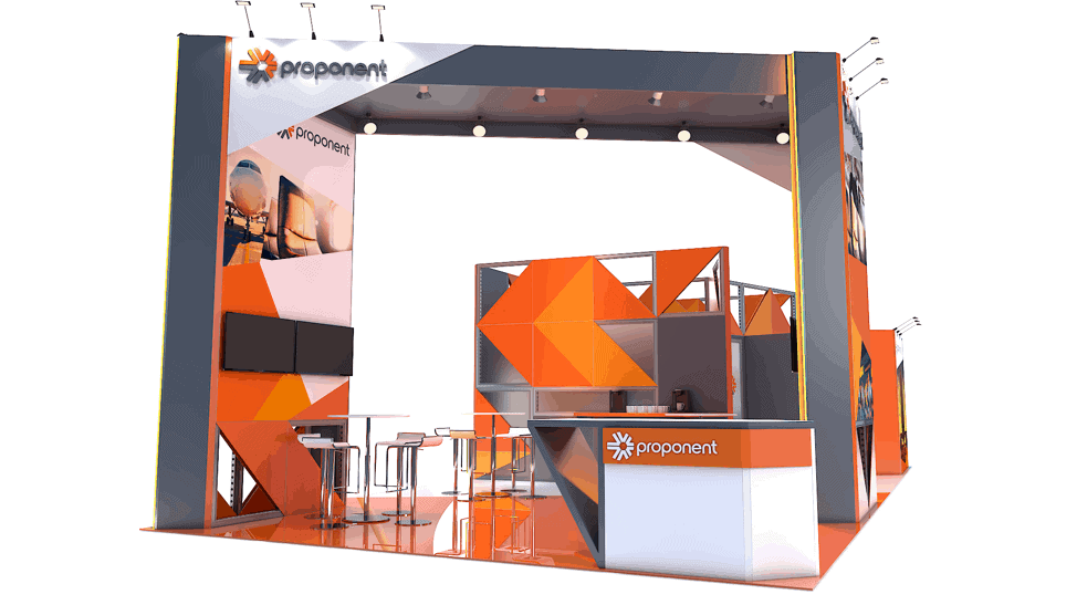 Las Vegas Convention Center hall set for a metal fabrication and welding show