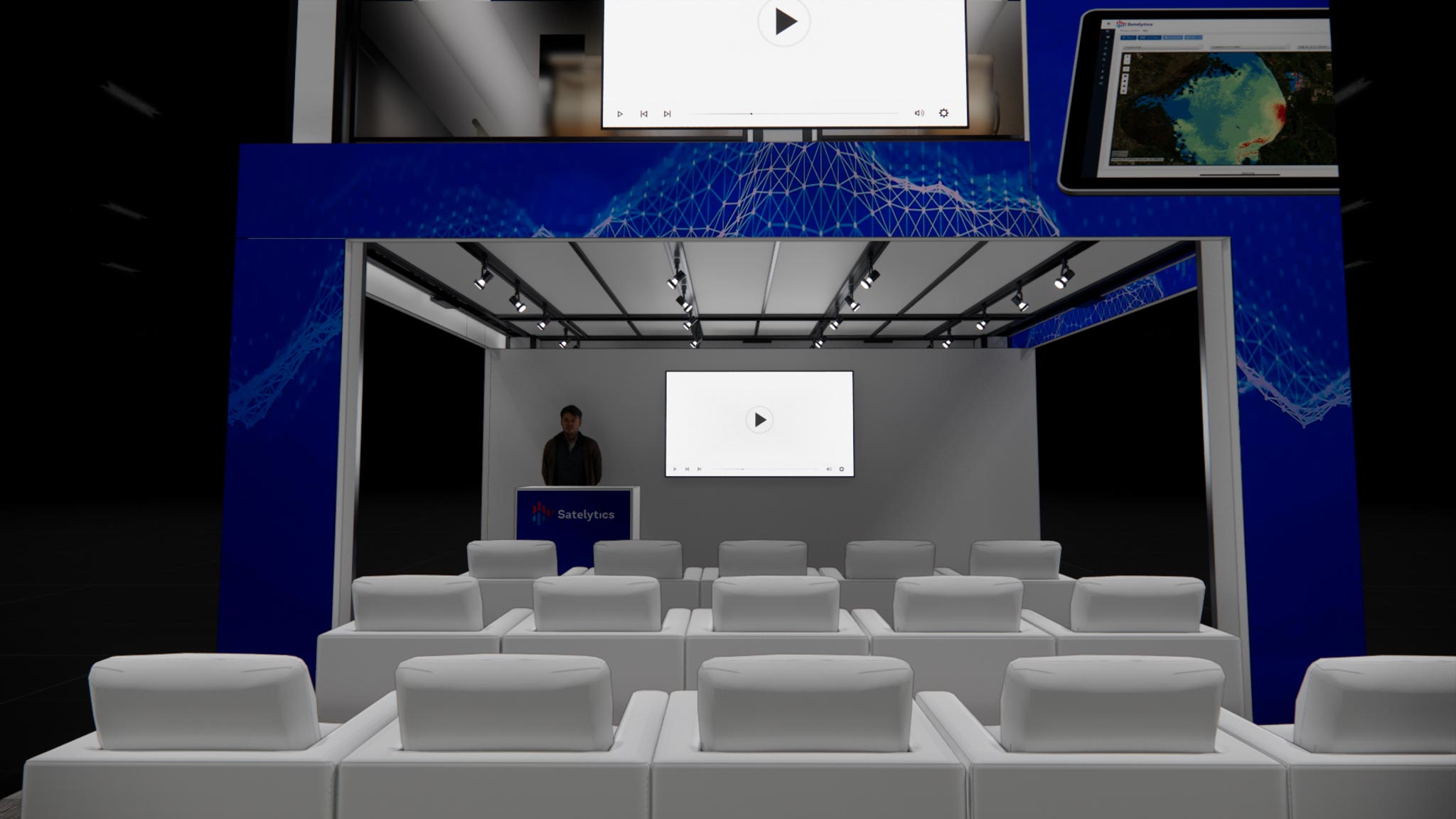 GlassBuild America 20x40 trade show exhibit rental in Las Vegas (view 11)
