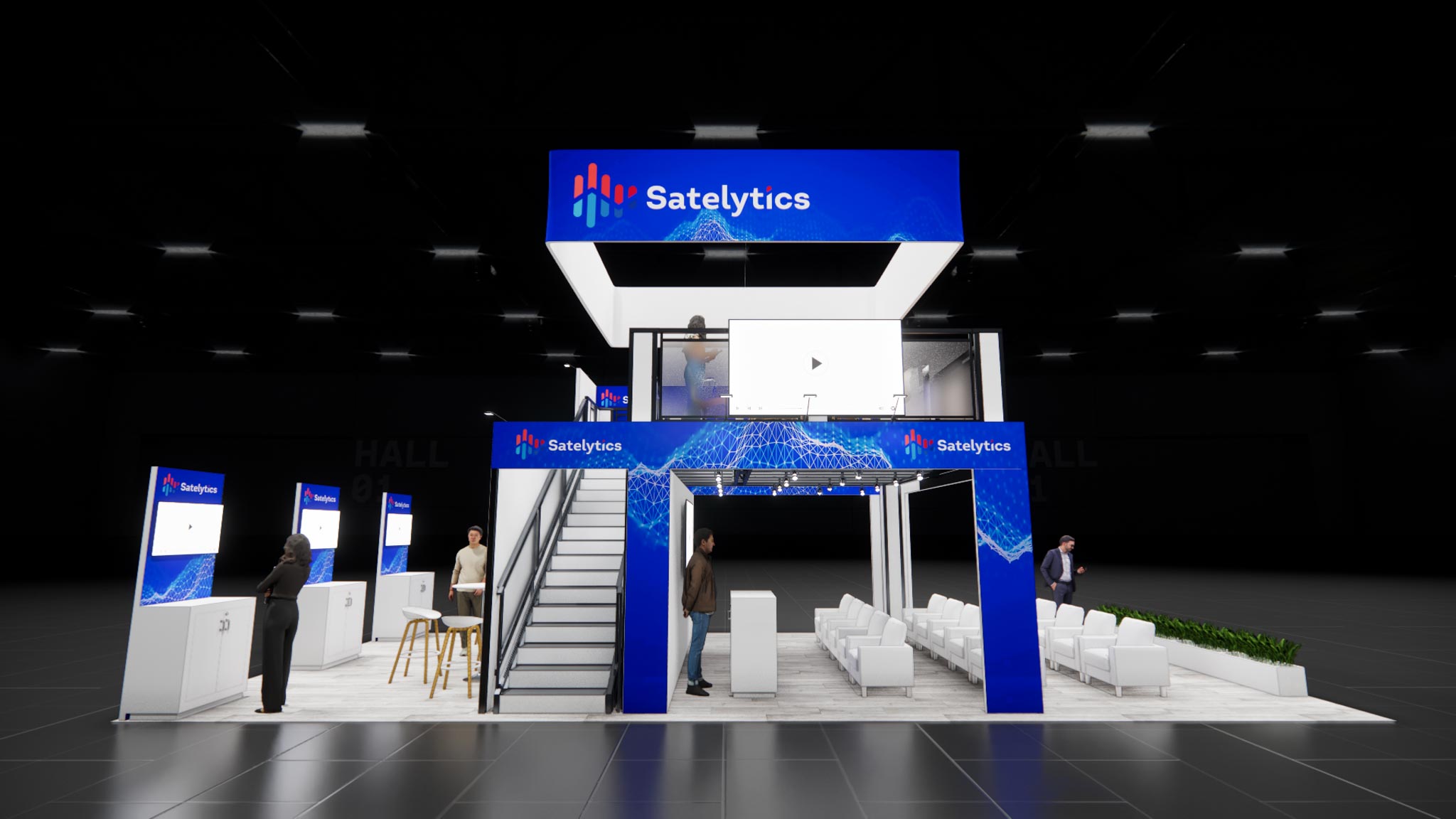GlassBuild America 20x40 trade show exhibit rental in Las Vegas