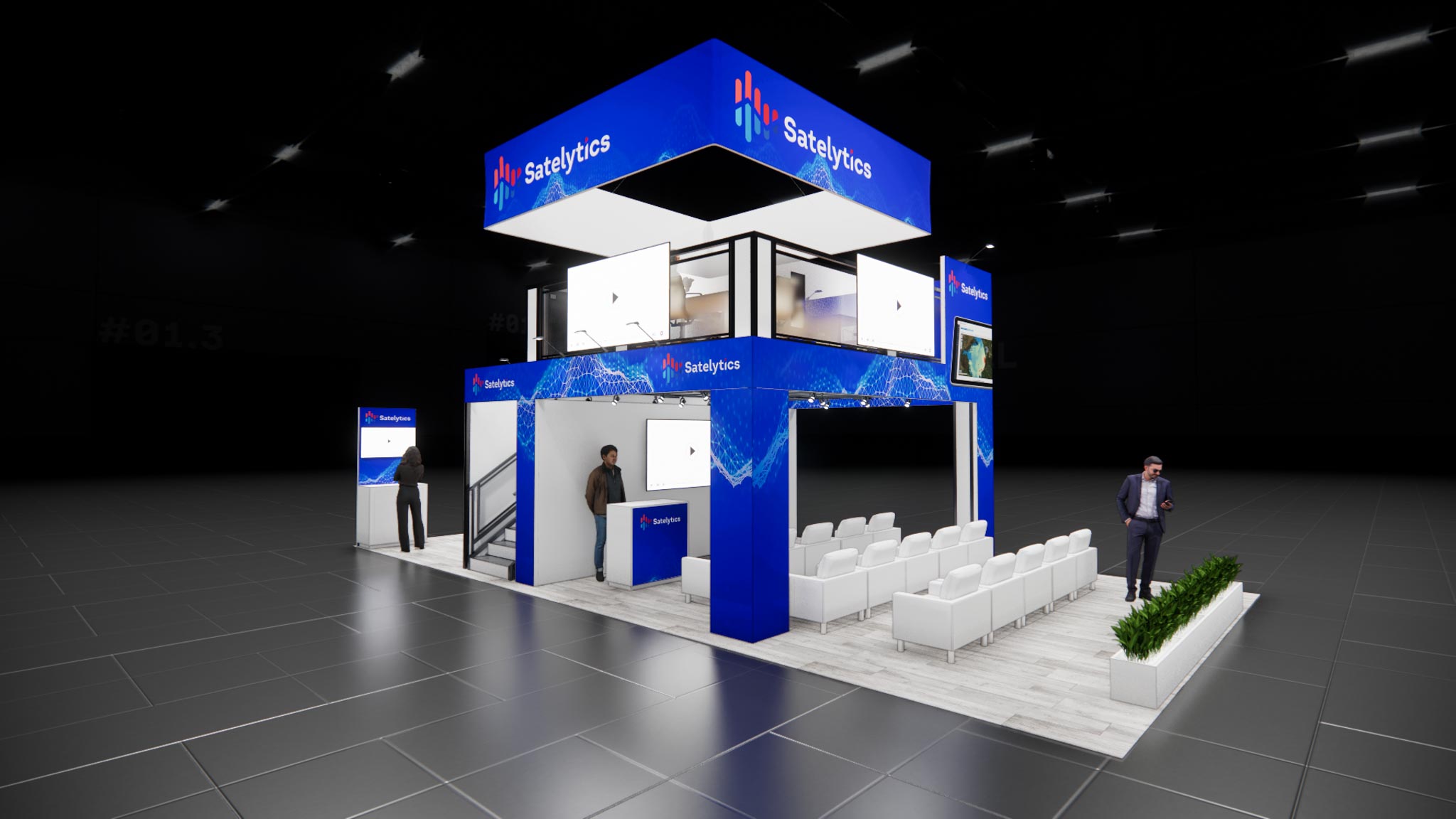 GlassBuild America 20x40 trade show exhibit rental in Las Vegas (view 2)