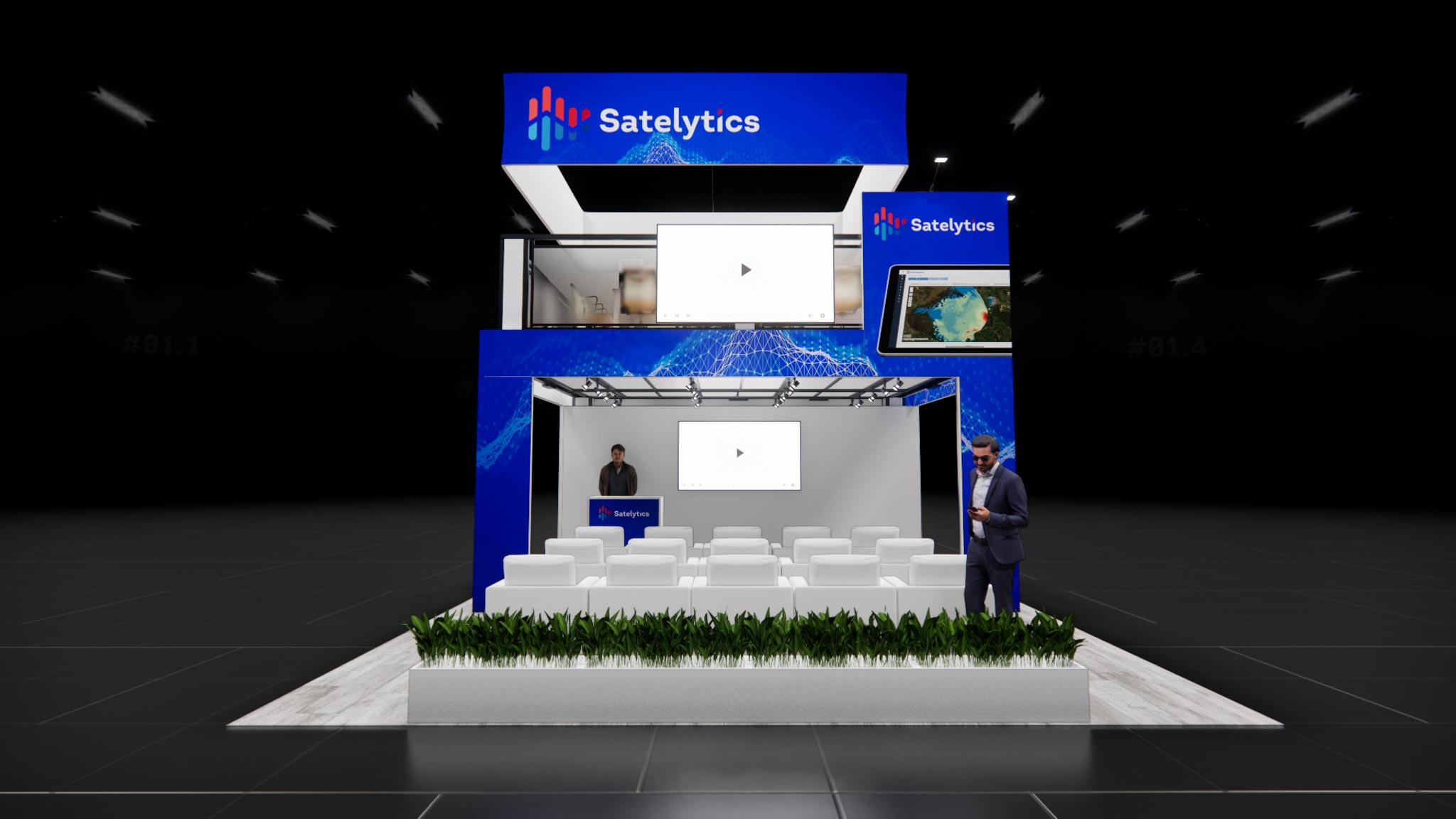 GlassBuild America 20x40 trade show exhibit rental in Las Vegas (view 3)