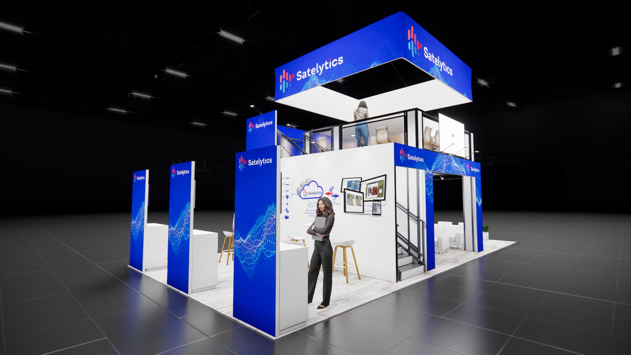 GlassBuild America 20x40 trade show exhibit rental in Las Vegas (view 8)