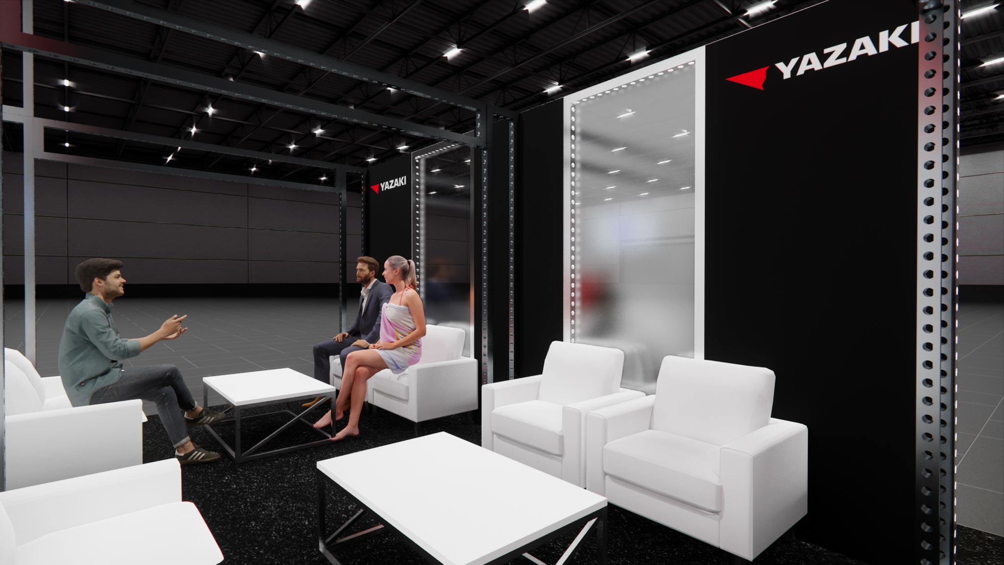 MJBizCon 30x30 trade show exhibit rental in Las Vegas (view 10)