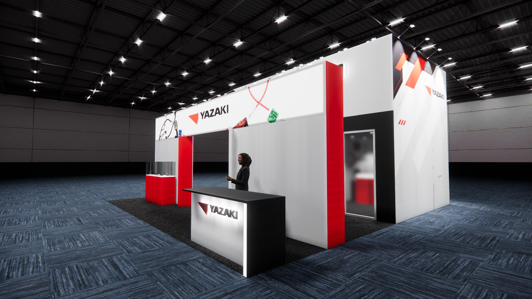 Bar & Restaurant Expo 30x30 trade show exhibit rental in Las Vegas (view 2)