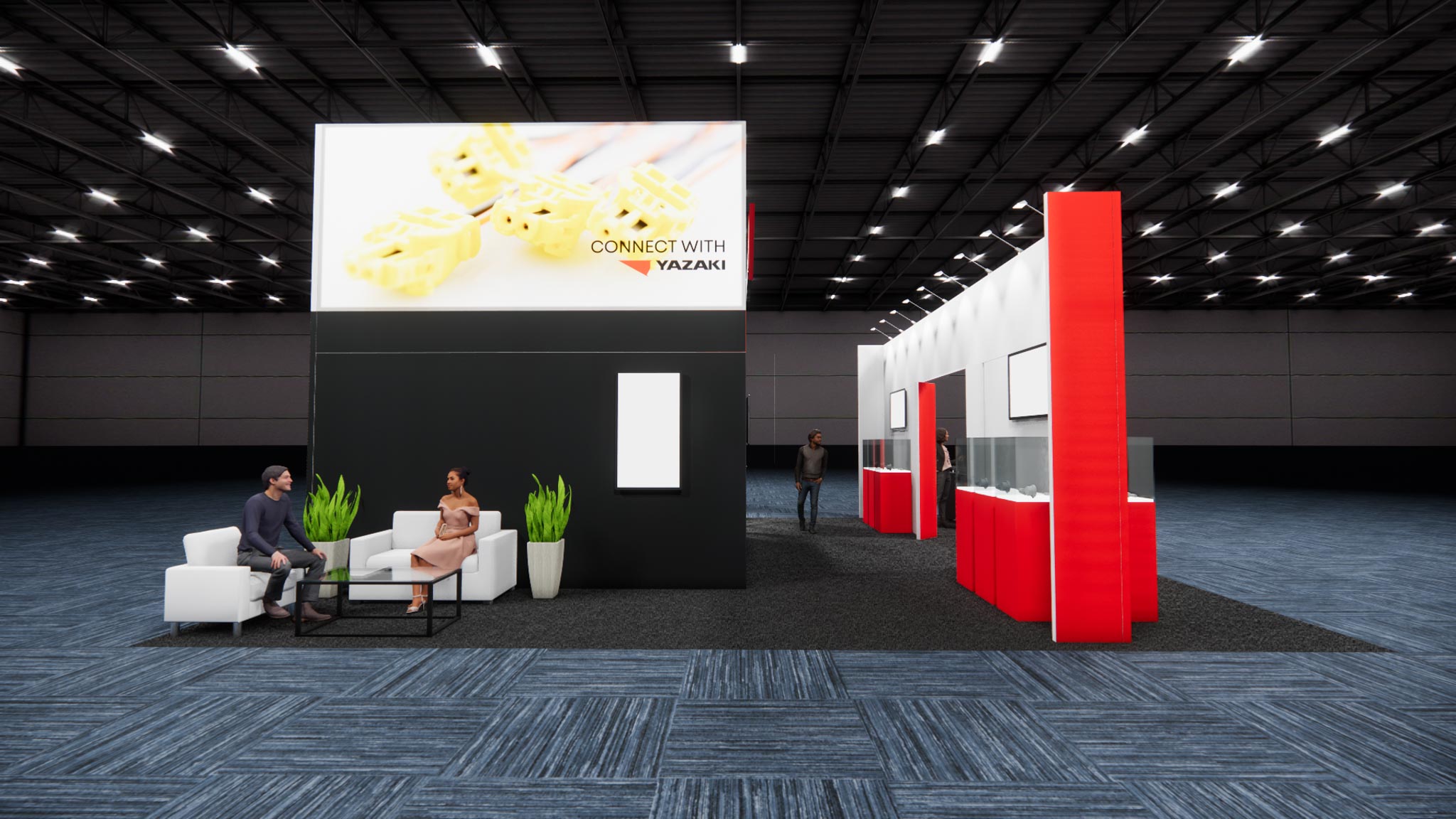 Bar & Restaurant Expo 30x30 trade show exhibit rental in Las Vegas (view 6)