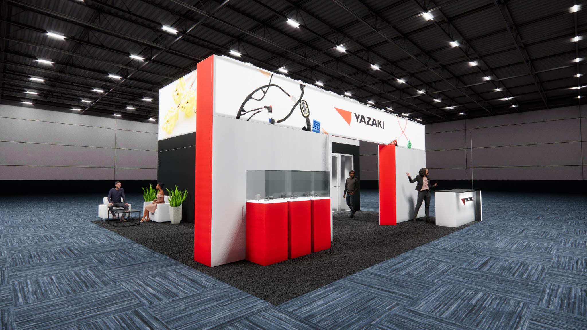 Bar & Restaurant Expo 30x30 trade show exhibit rental in Las Vegas (view 7)