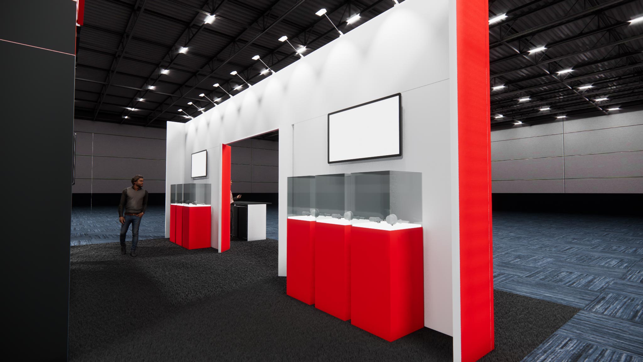 Bar & Restaurant Expo 30x30 trade show exhibit rental in Las Vegas (view 8)