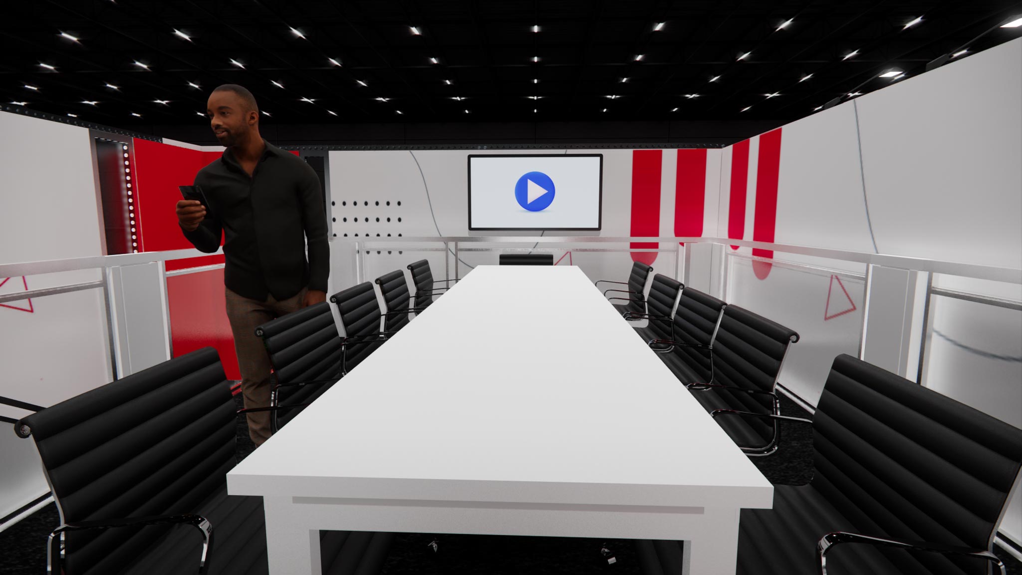 MJBizCon 30x30 trade show exhibit rental in Las Vegas (view 7)