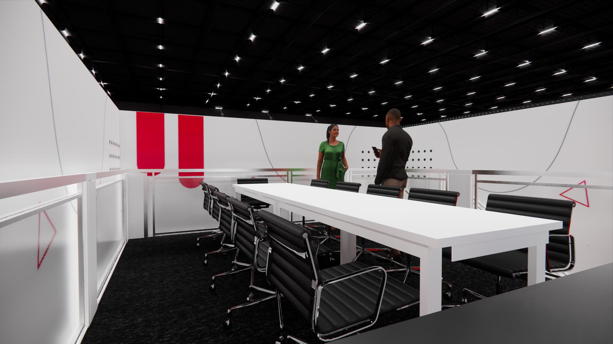 MJBizCon 30x30 trade show exhibit rental in Las Vegas (view 8)