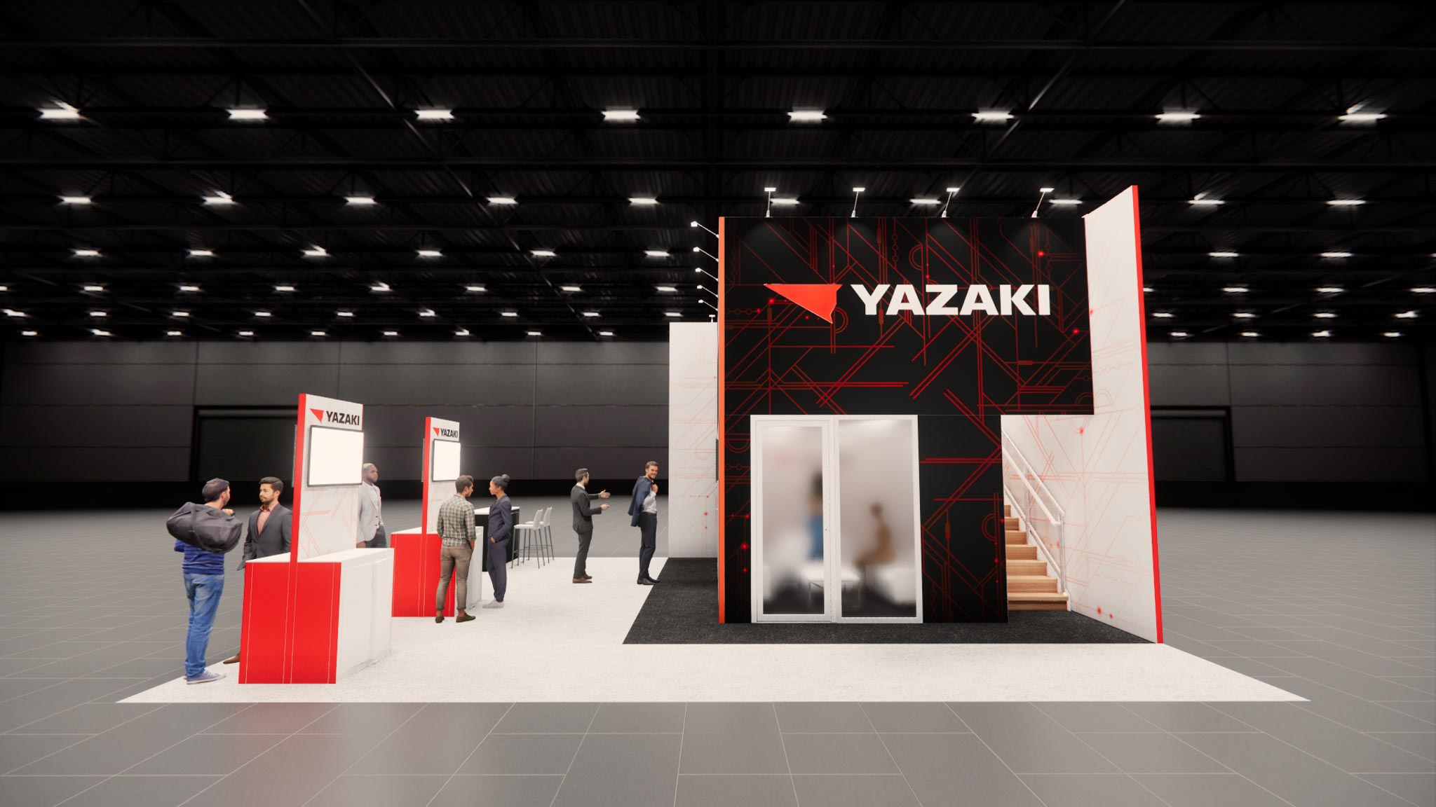 PRINTING United 30x30 trade show exhibit rental in Las Vegas (view 2)