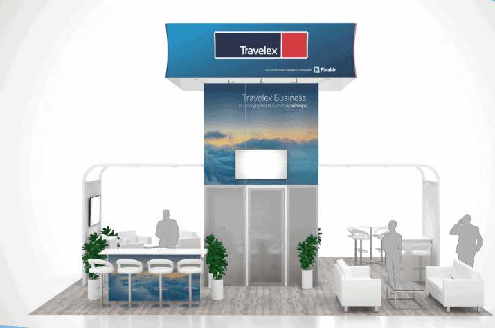AAPEX 30x30 trade show exhibit rental in Las Vegas (view 4)