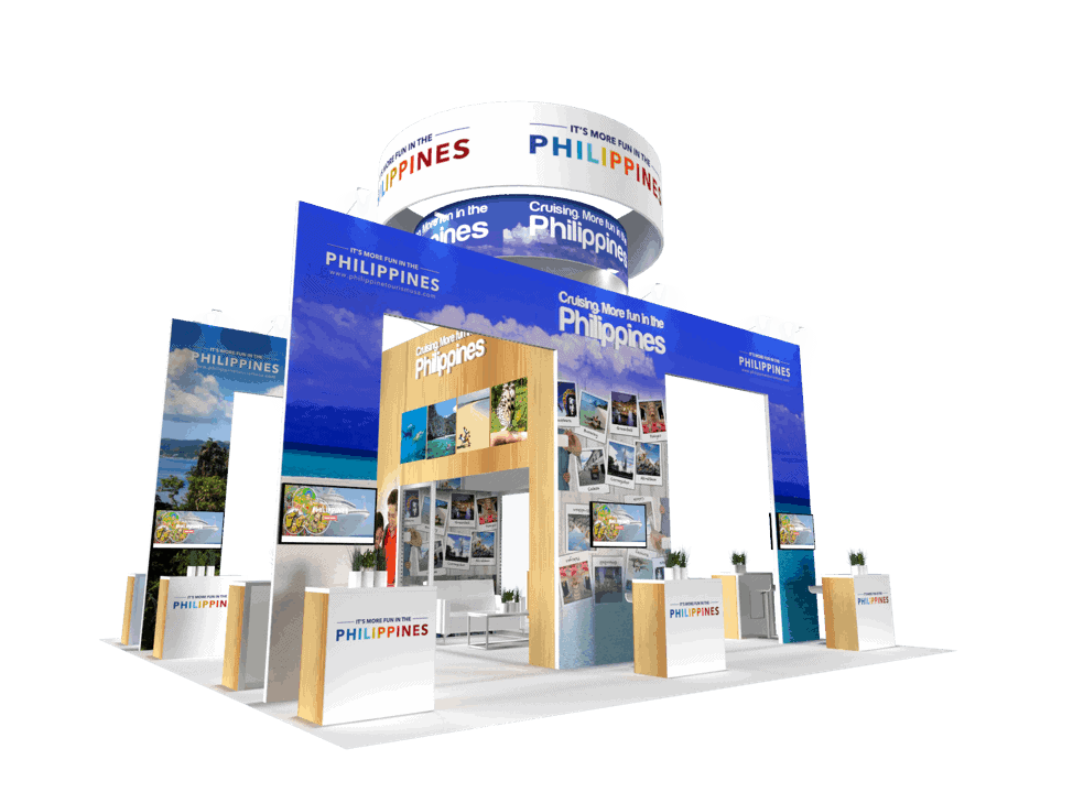 Las Vegas Convention Center hall set for the International Builders' Show