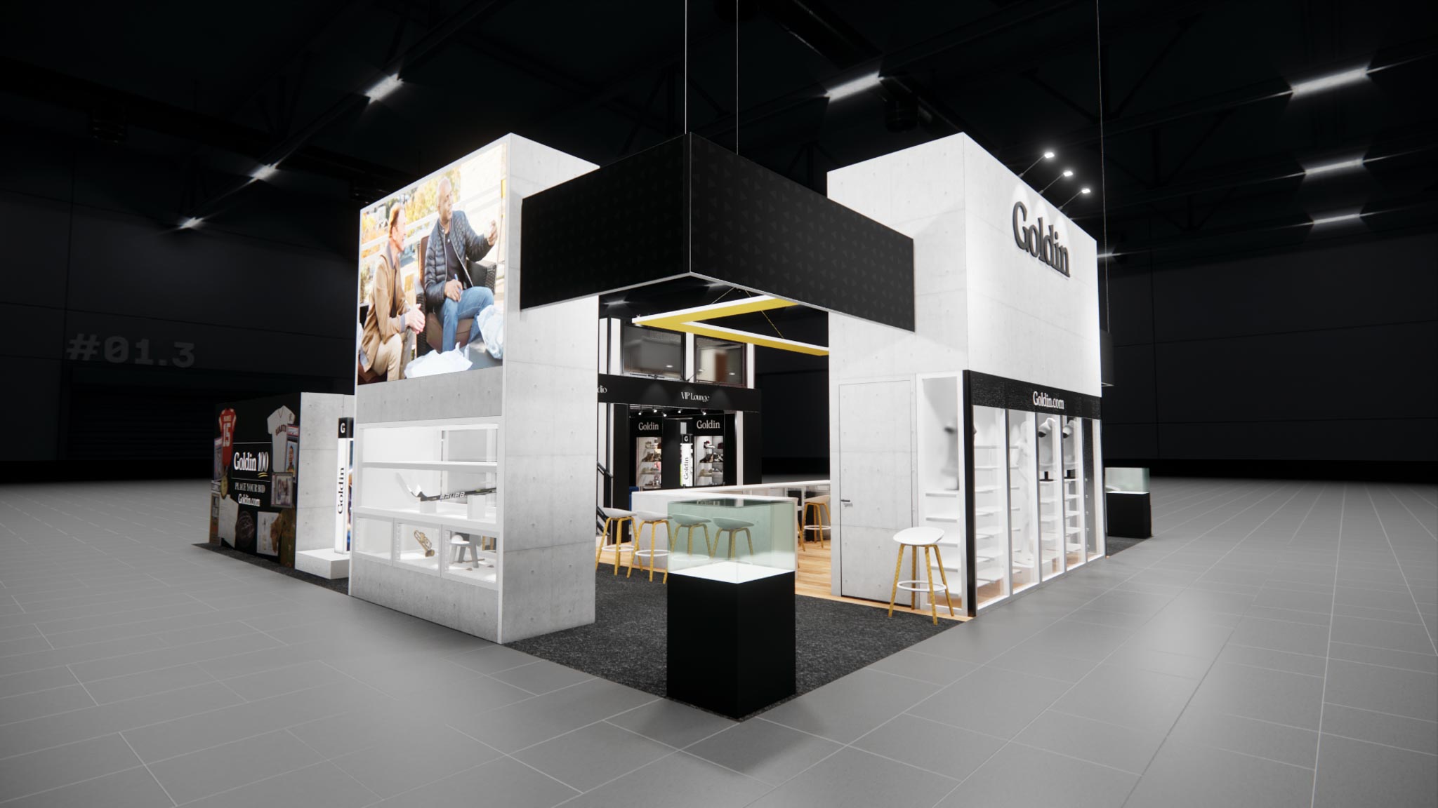 IPW 40x40 trade show exhibit rental in Las Vegas (view 8)