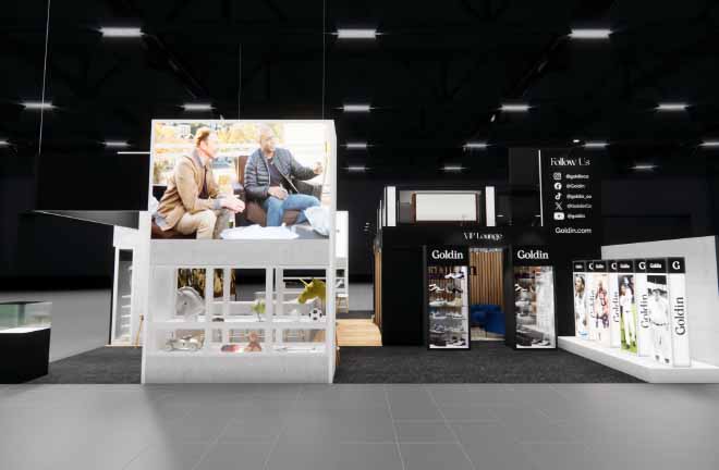 Pizza Expo 40x40 trade show exhibit rental in Las Vegas