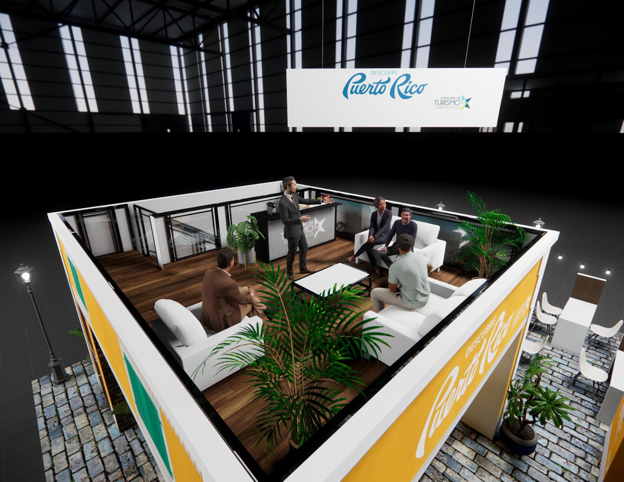National Hardware Show Double Deck trade show exhibit rental in Las Vegas (view 10)