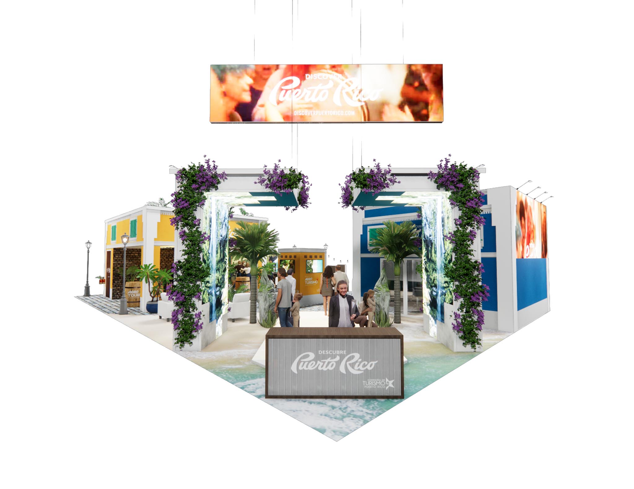 National Hardware Show Double Deck trade show exhibit rental in Las Vegas
