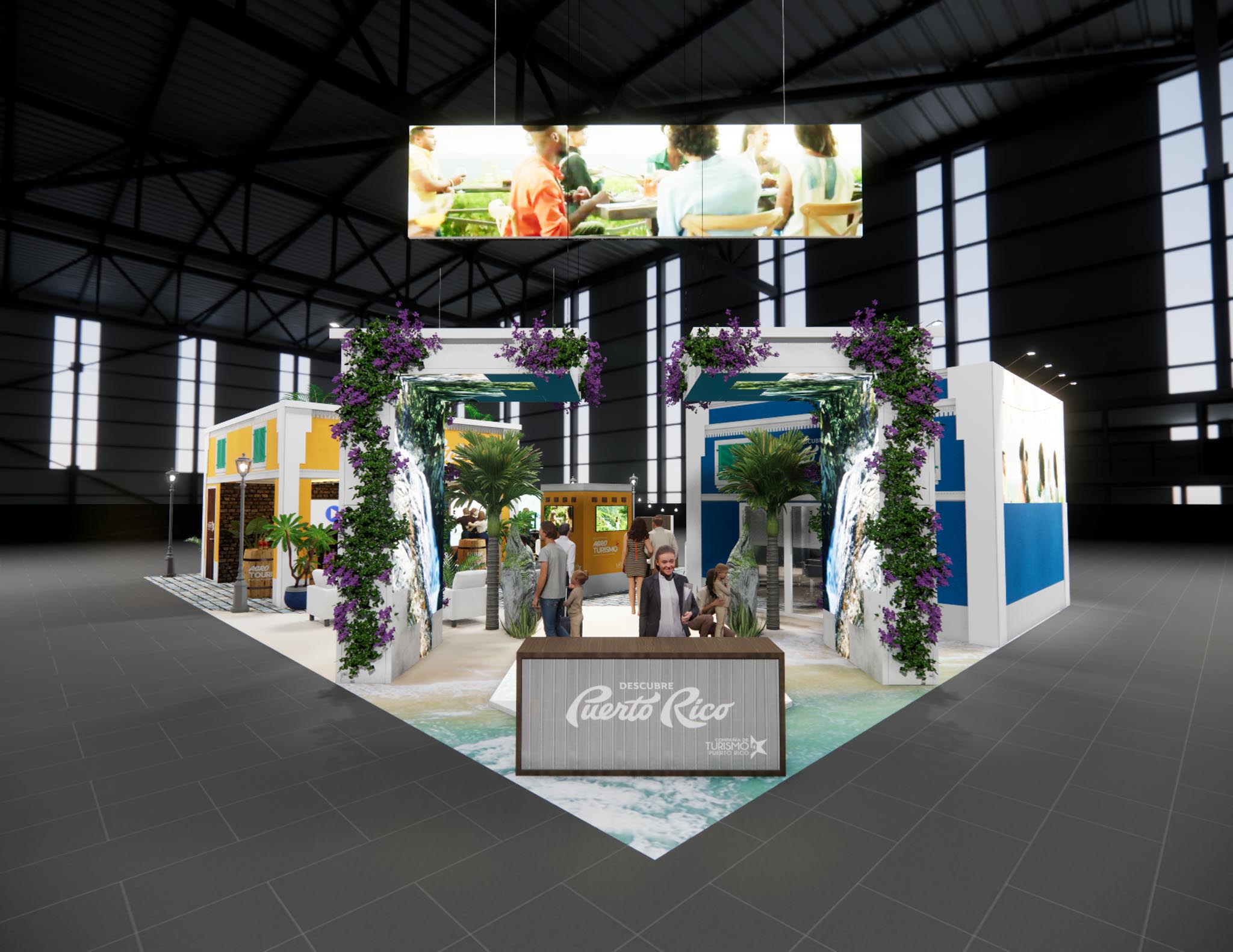 National Hardware Show Double Deck trade show exhibit rental in Las Vegas (view 2)
