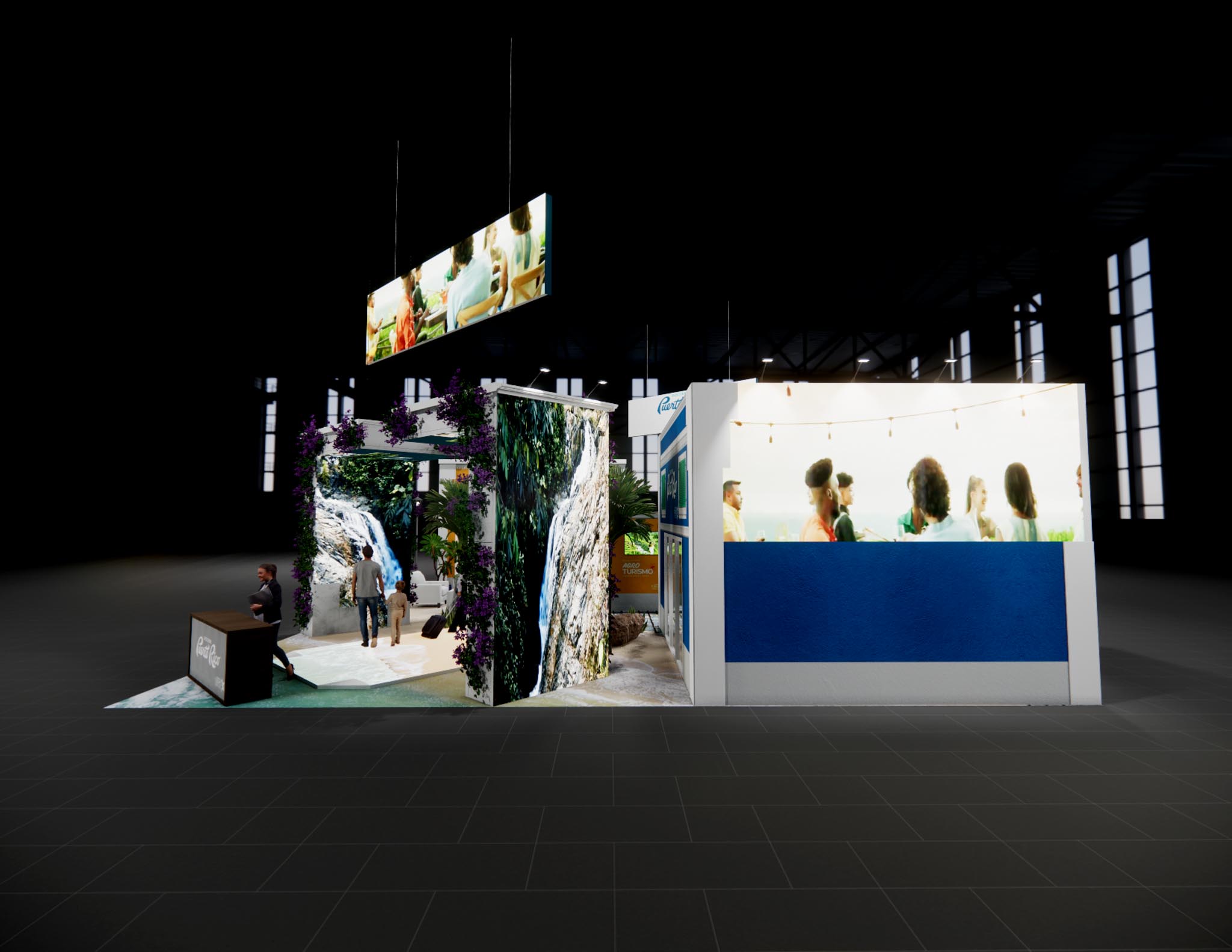 National Hardware Show Double Deck trade show exhibit rental in Las Vegas (view 3)