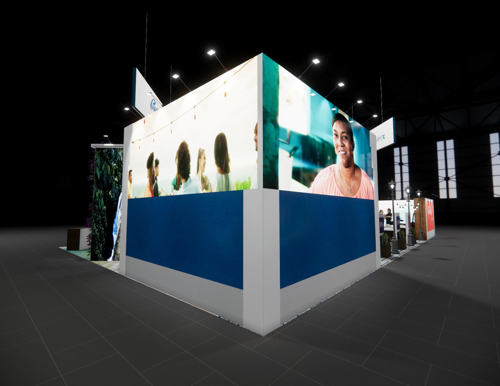 National Hardware Show Double Deck trade show exhibit rental in Las Vegas (view 4)