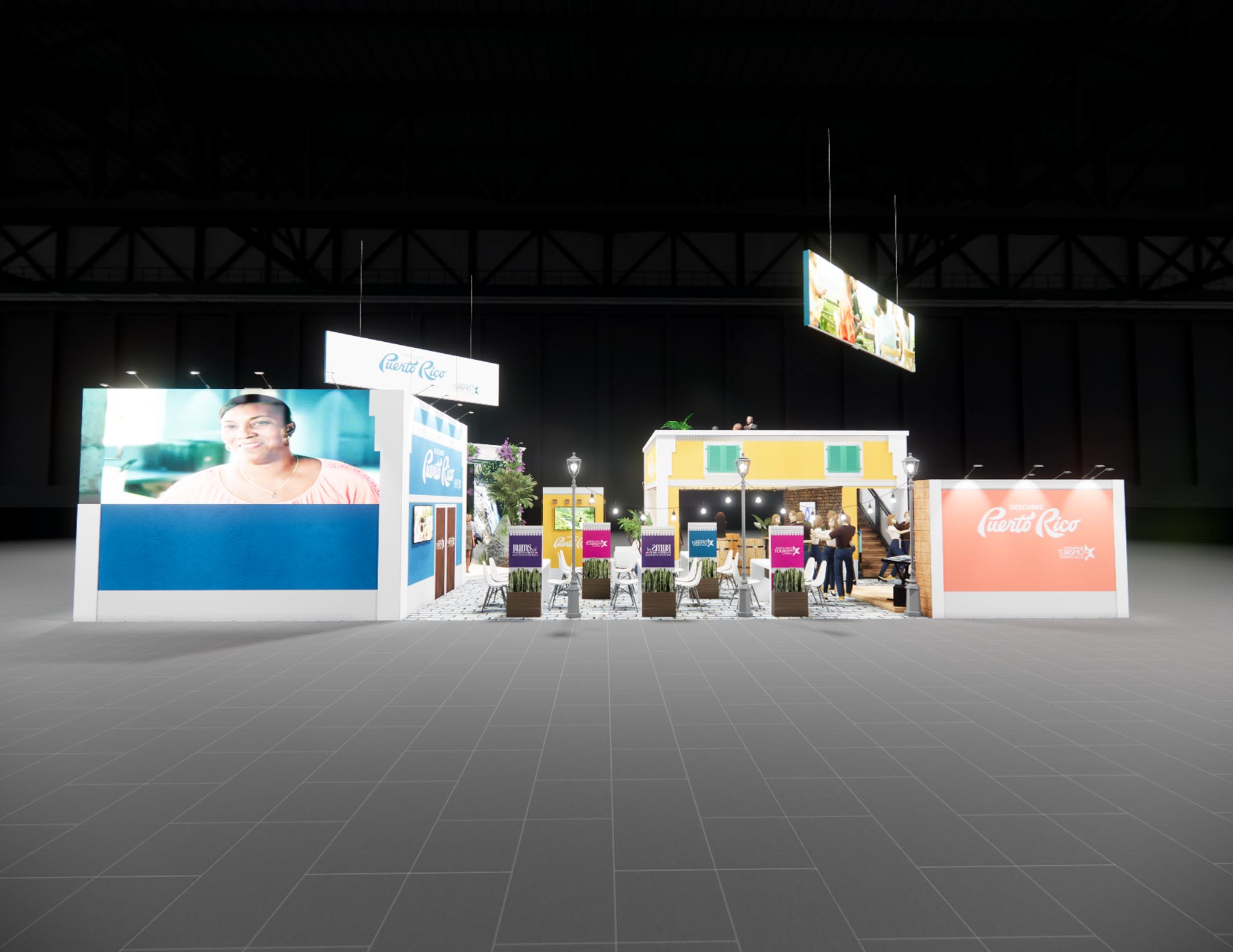 National Hardware Show Double Deck trade show exhibit rental in Las Vegas (view 5)