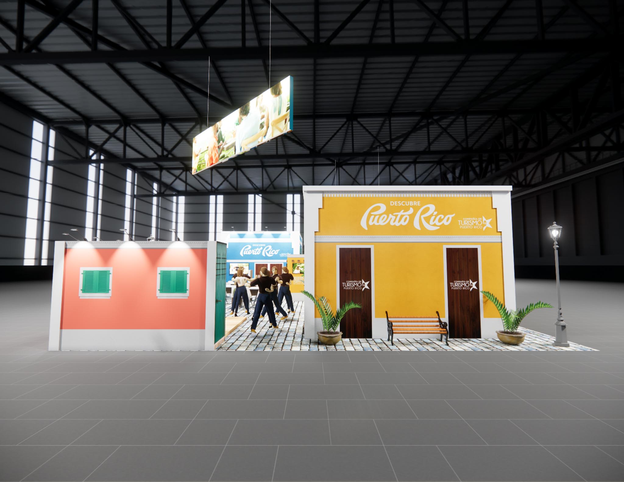 National Hardware Show Double Deck trade show exhibit rental in Las Vegas (view 7)