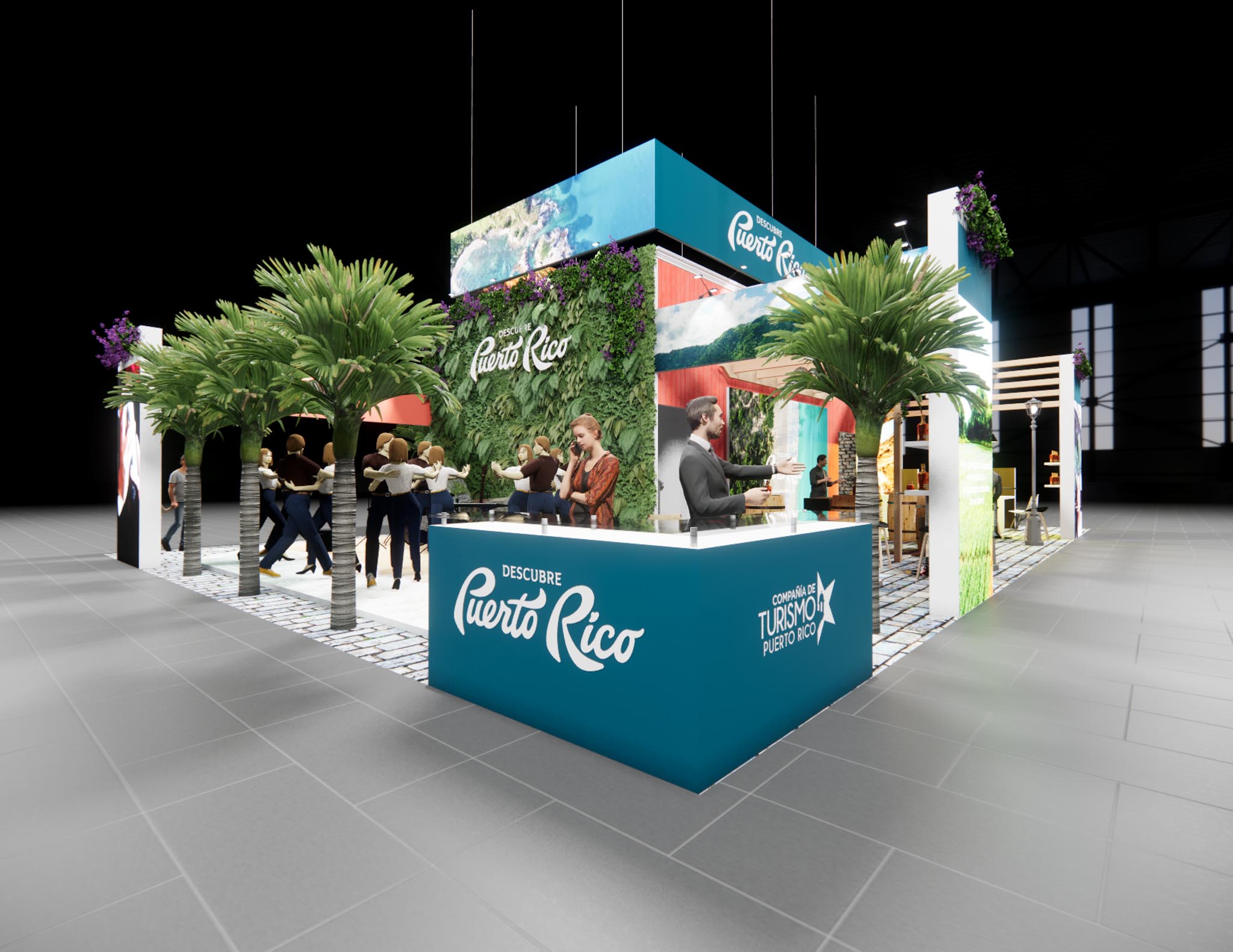 G2E Double Deck trade show exhibit rental in Las Vegas