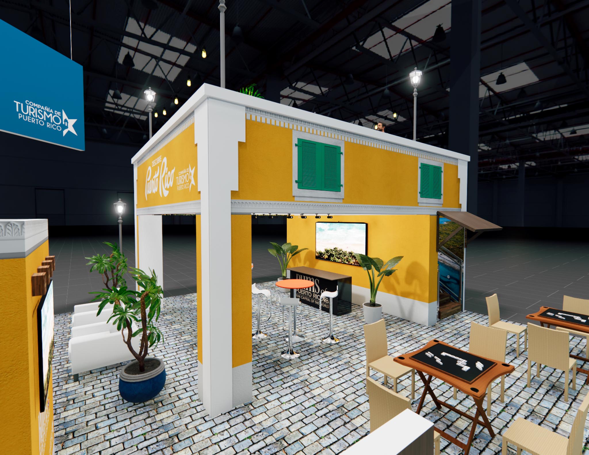 Las Vegas Market Double Deck trade show exhibit rental in Las Vegas (view 10)