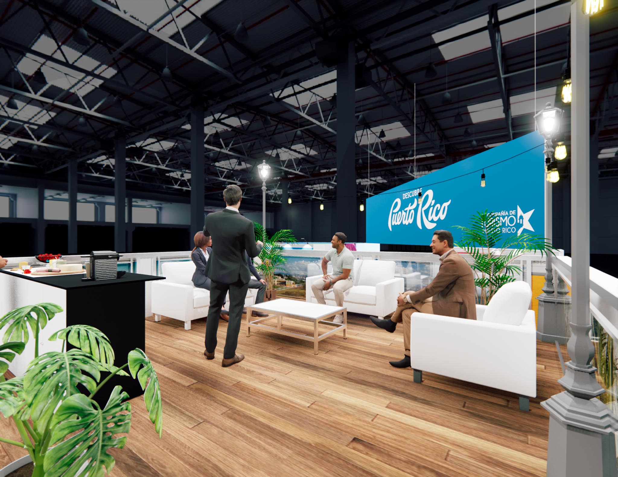 Las Vegas Market Double Deck trade show exhibit rental in Las Vegas (view 11)