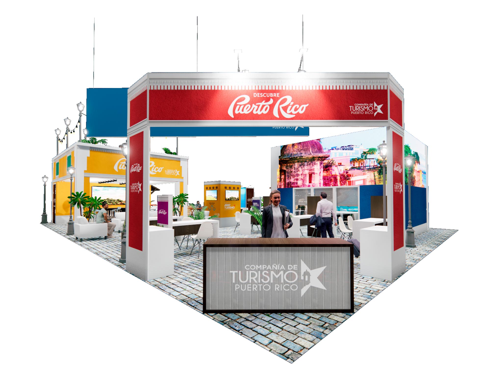 Las Vegas Market Double Deck trade show exhibit rental in Las Vegas