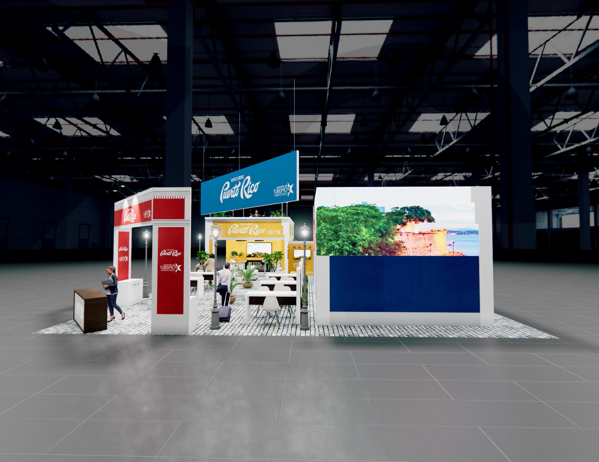 Las Vegas Market Double Deck trade show exhibit rental in Las Vegas (view 3)