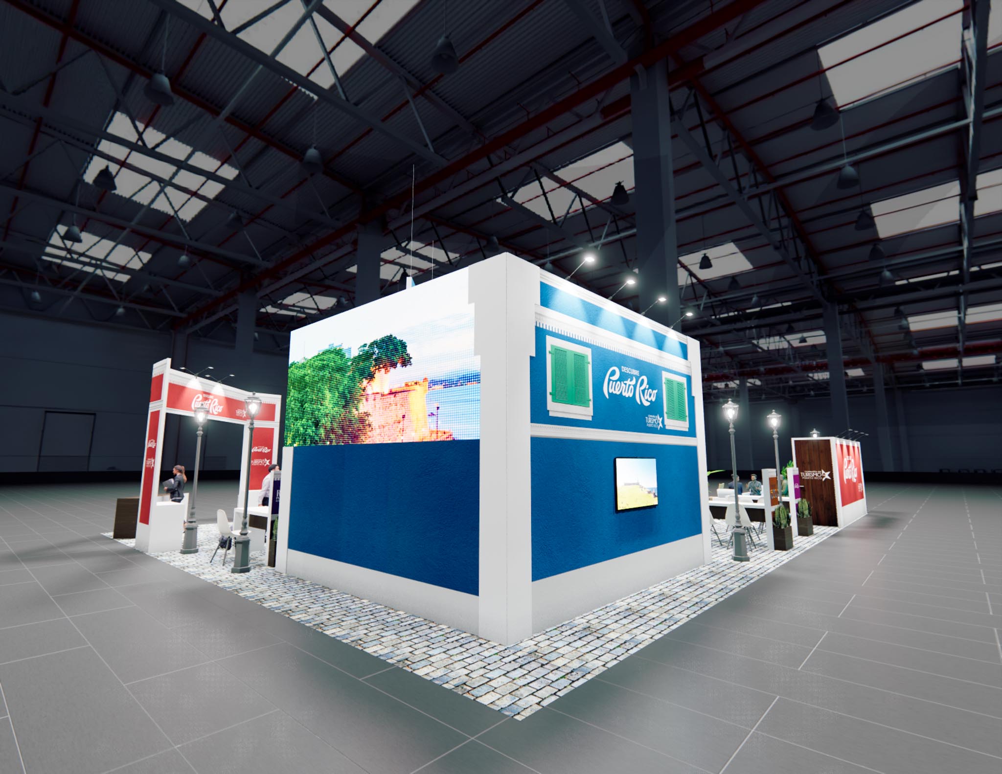 Las Vegas Market Double Deck trade show exhibit rental in Las Vegas (view 4)