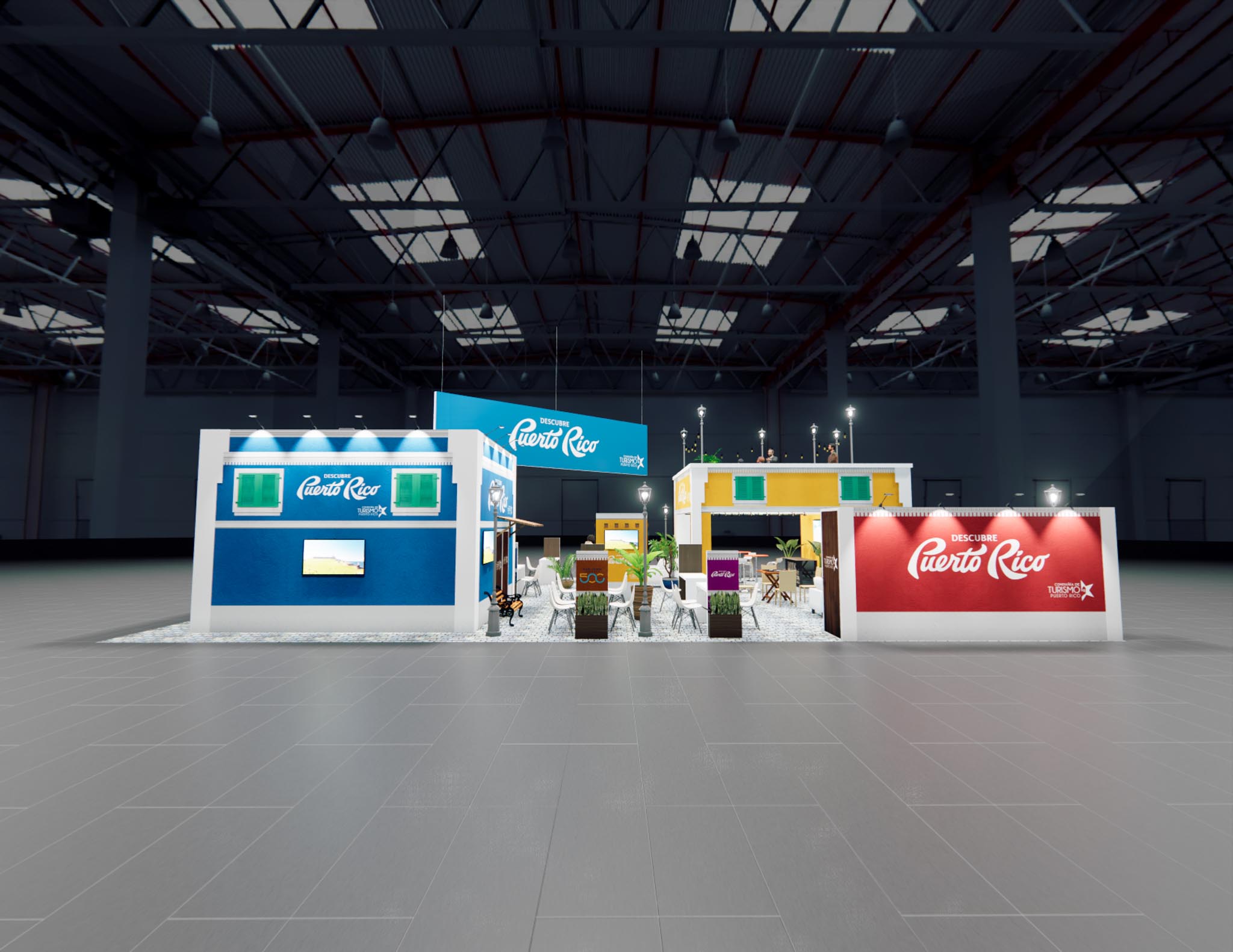 Las Vegas Market Double Deck trade show exhibit rental in Las Vegas (view 5)