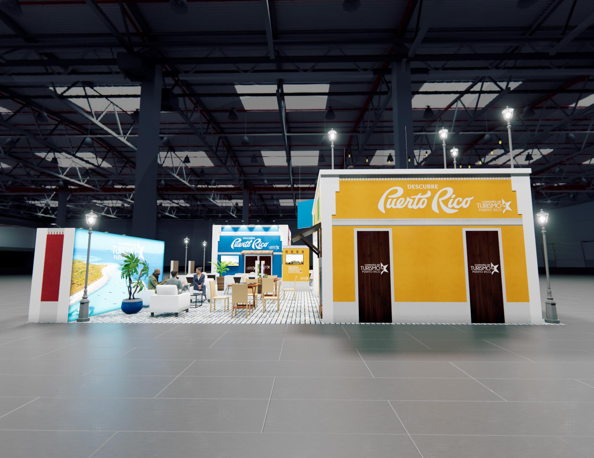 Las Vegas Market Double Deck trade show exhibit rental in Las Vegas (view 7)