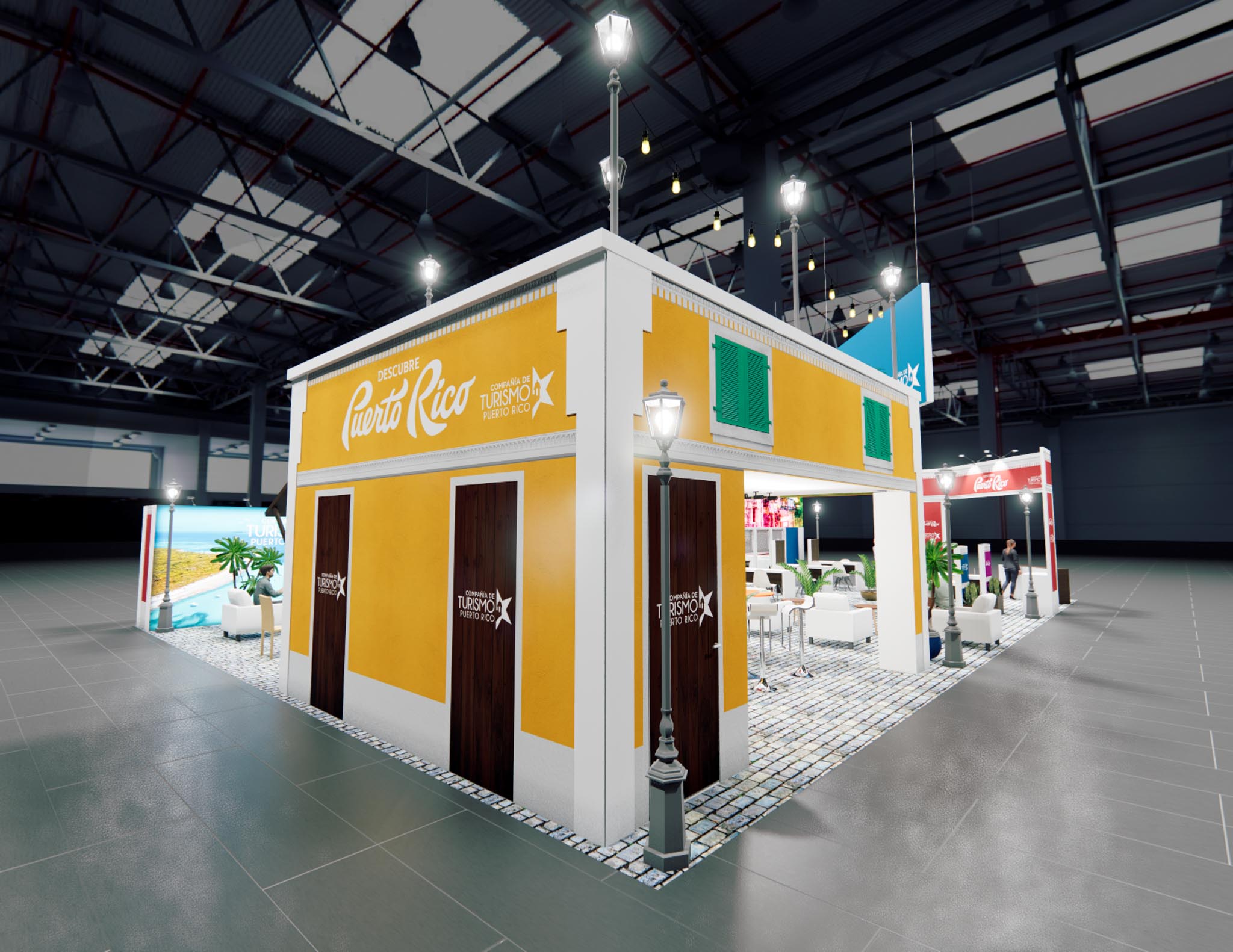 Las Vegas Market Double Deck trade show exhibit rental in Las Vegas (view 8)