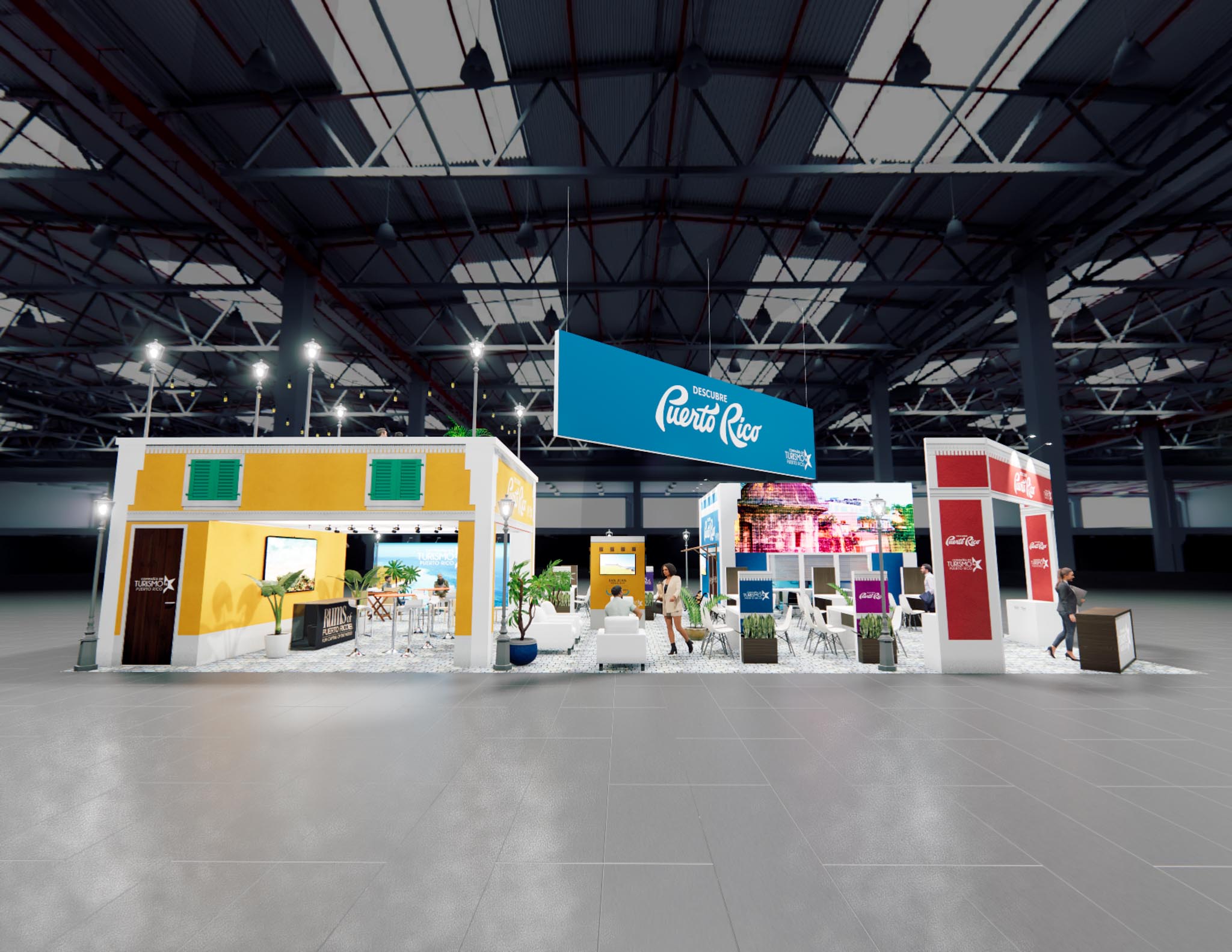 Las Vegas Market Double Deck trade show exhibit rental in Las Vegas (view 9)
