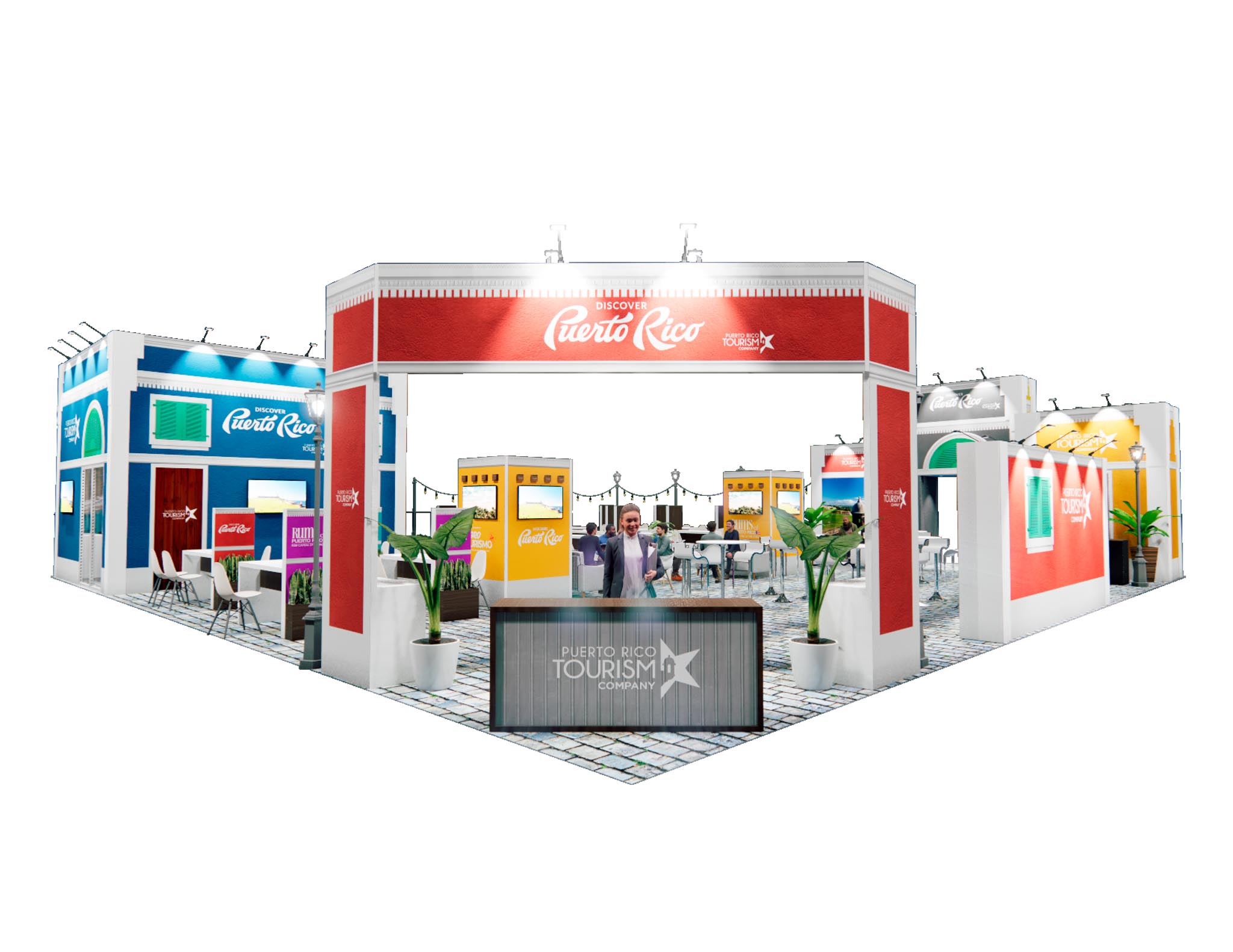 Licensing Expo Double Deck trade show exhibit rental in Las Vegas