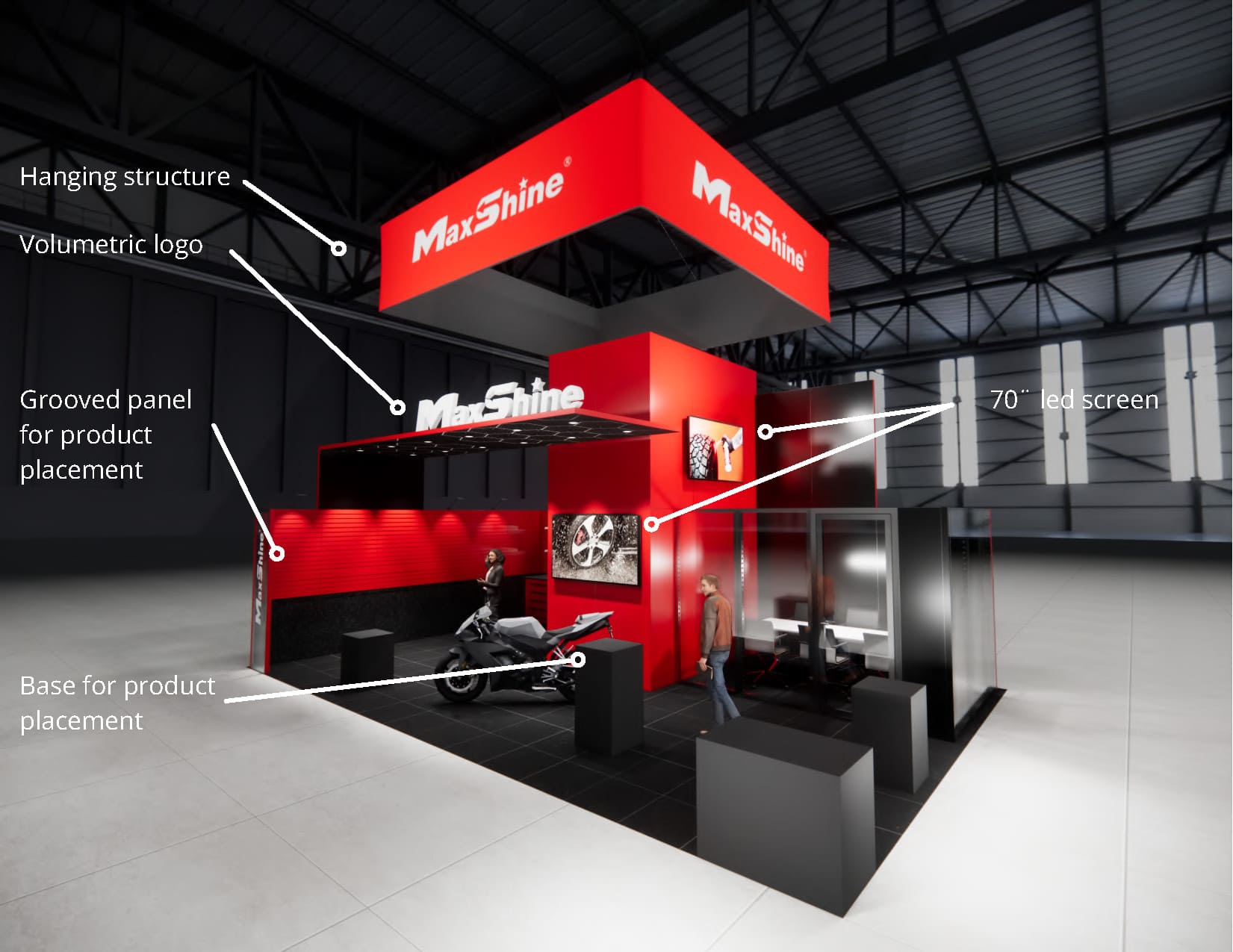 IPW 20x30 trade show exhibit rental in Las Vegas