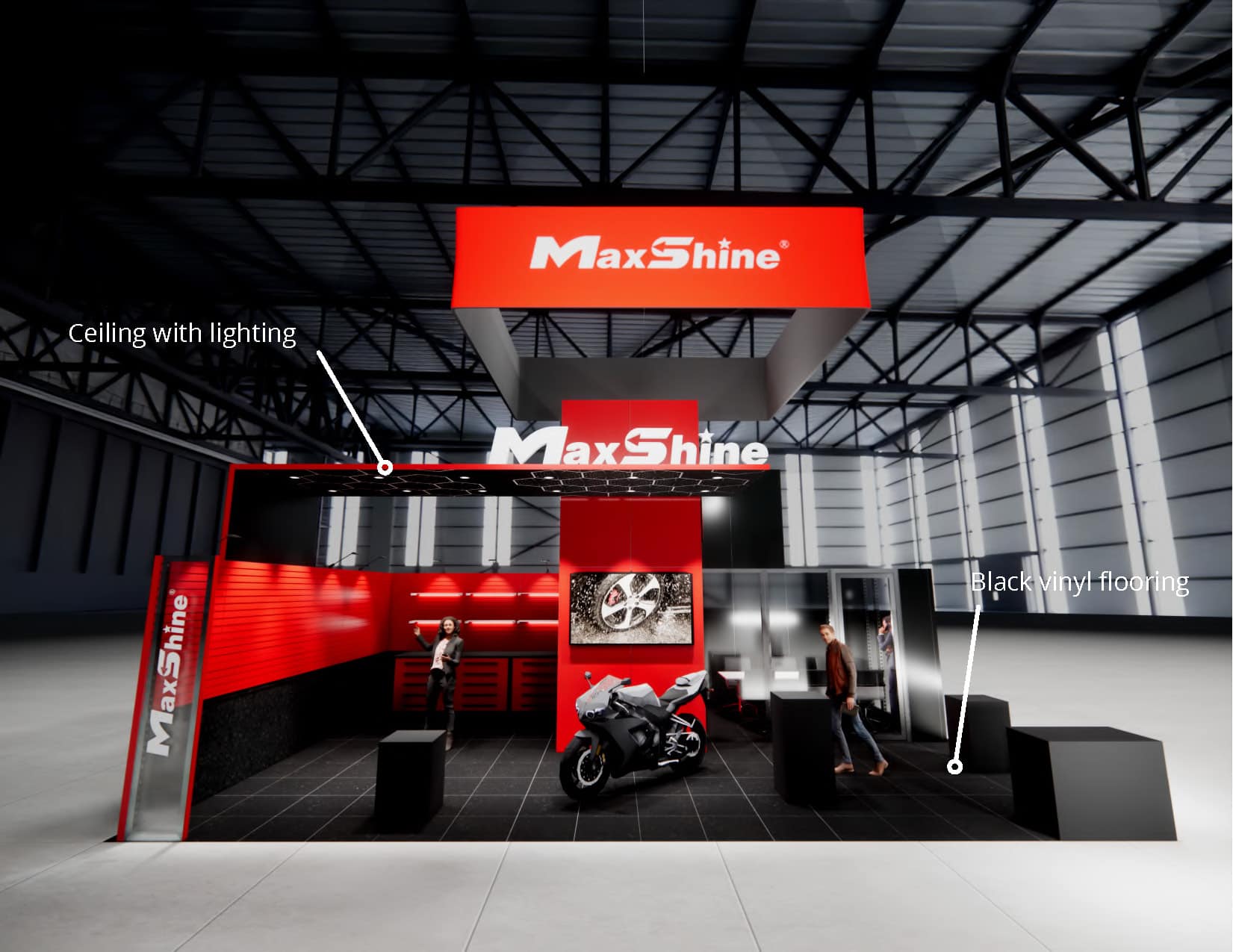 IPW 20x30 trade show exhibit rental in Las Vegas (view 2)