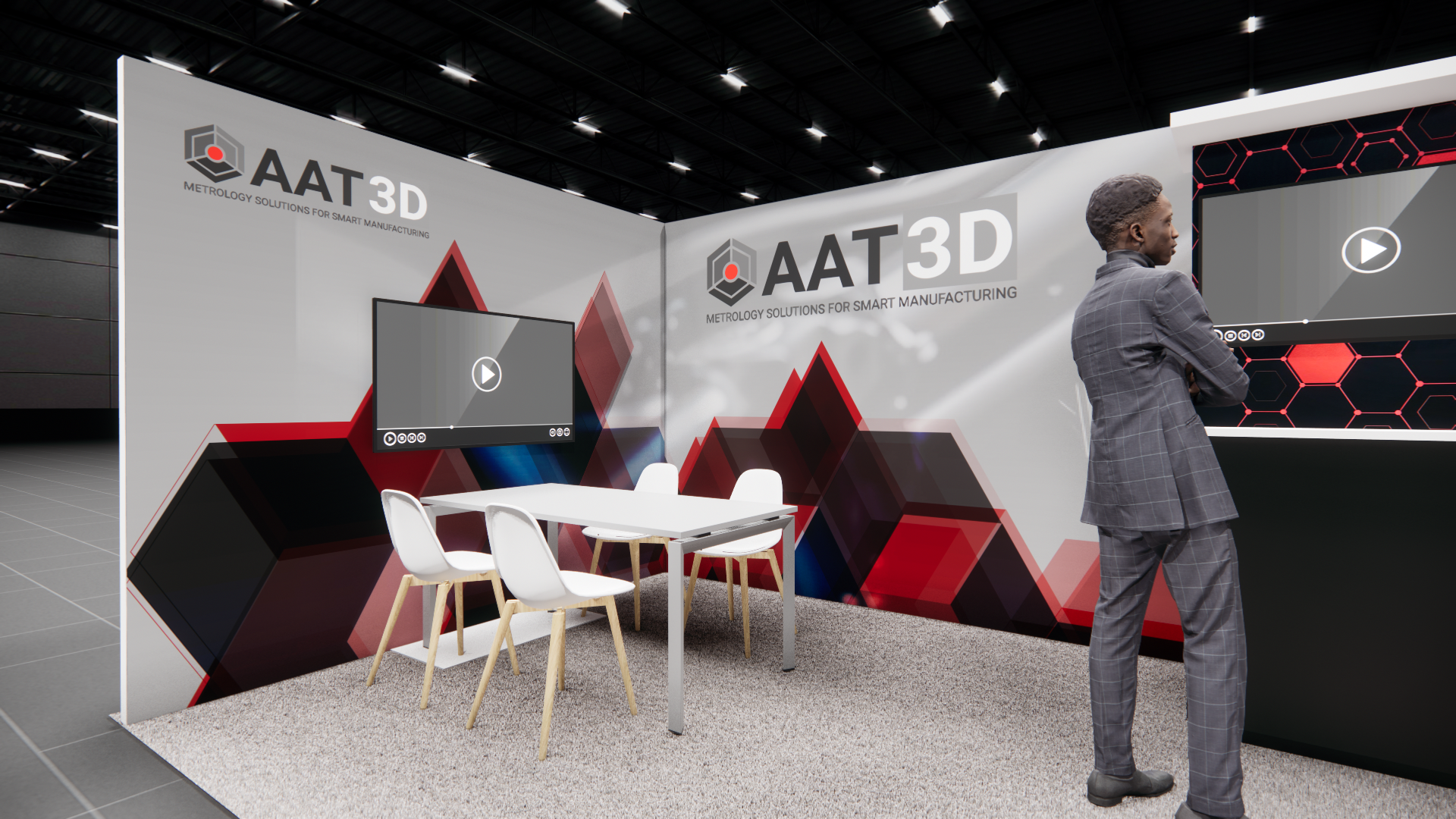 IBS 10x30 trade show exhibit rental in Las Vegas (view 2)