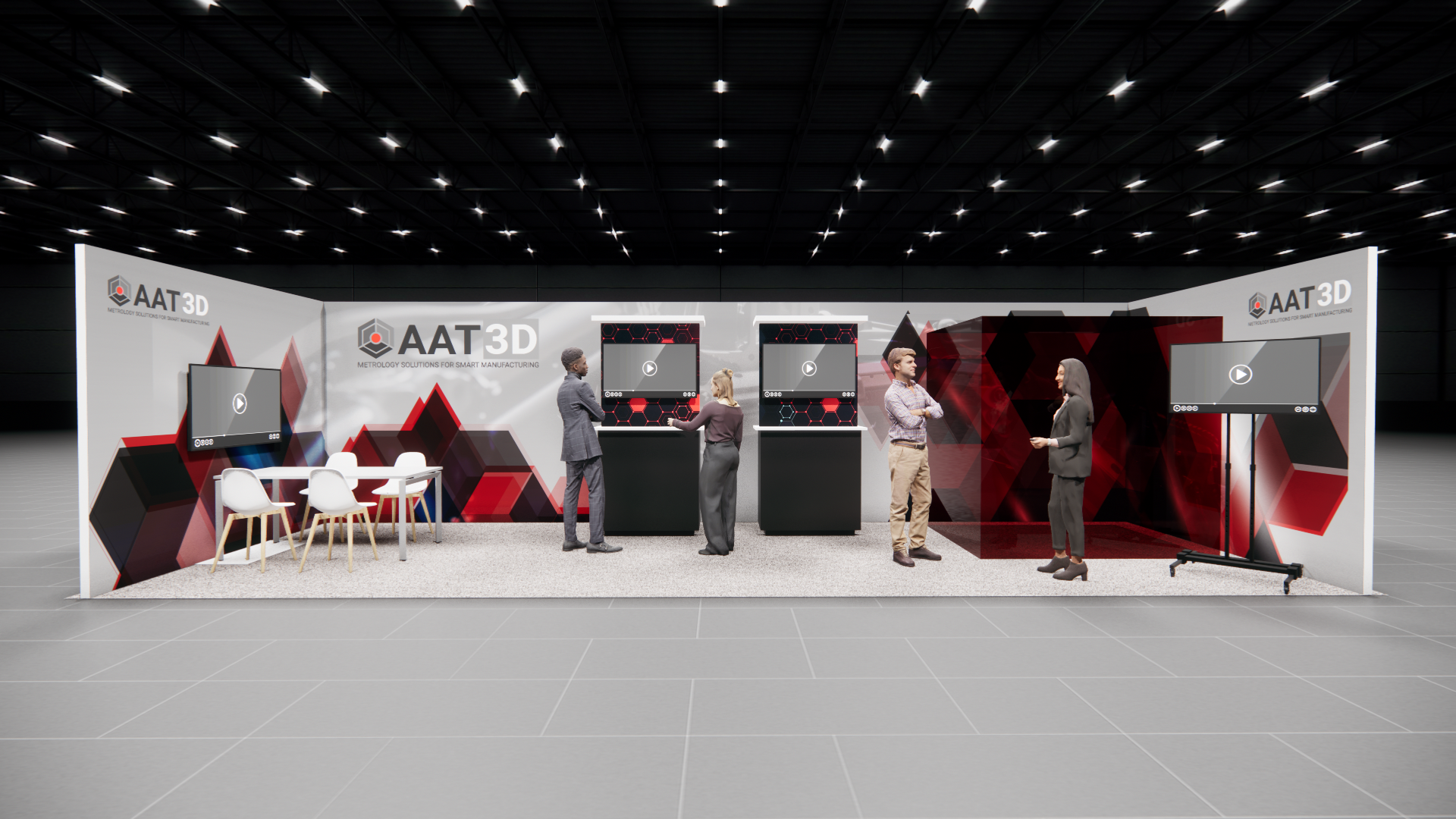 IBS 10x30 trade show exhibit rental in Las Vegas (view 4)