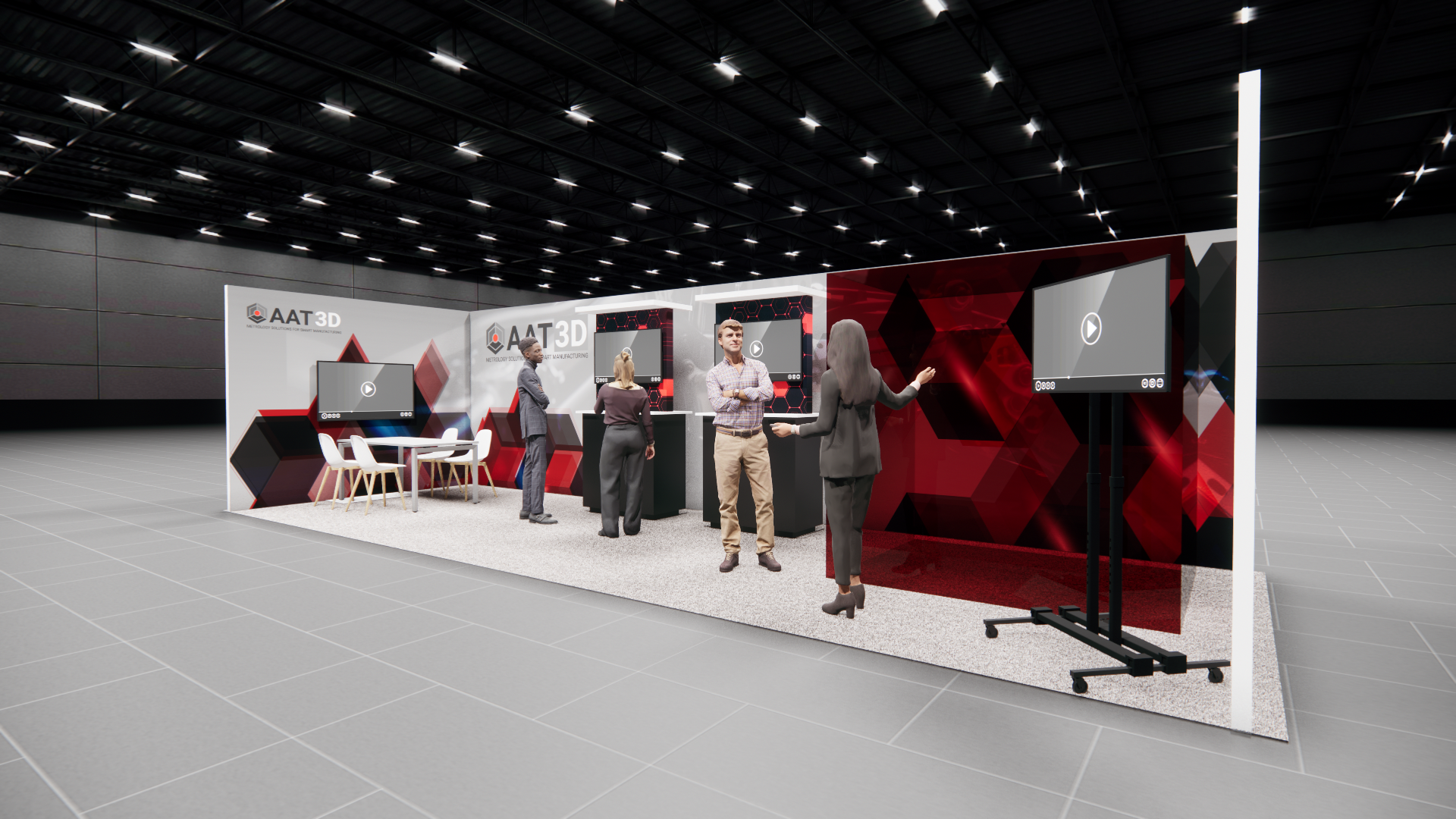 IBS 10x30 trade show exhibit rental in Las Vegas (view 5)