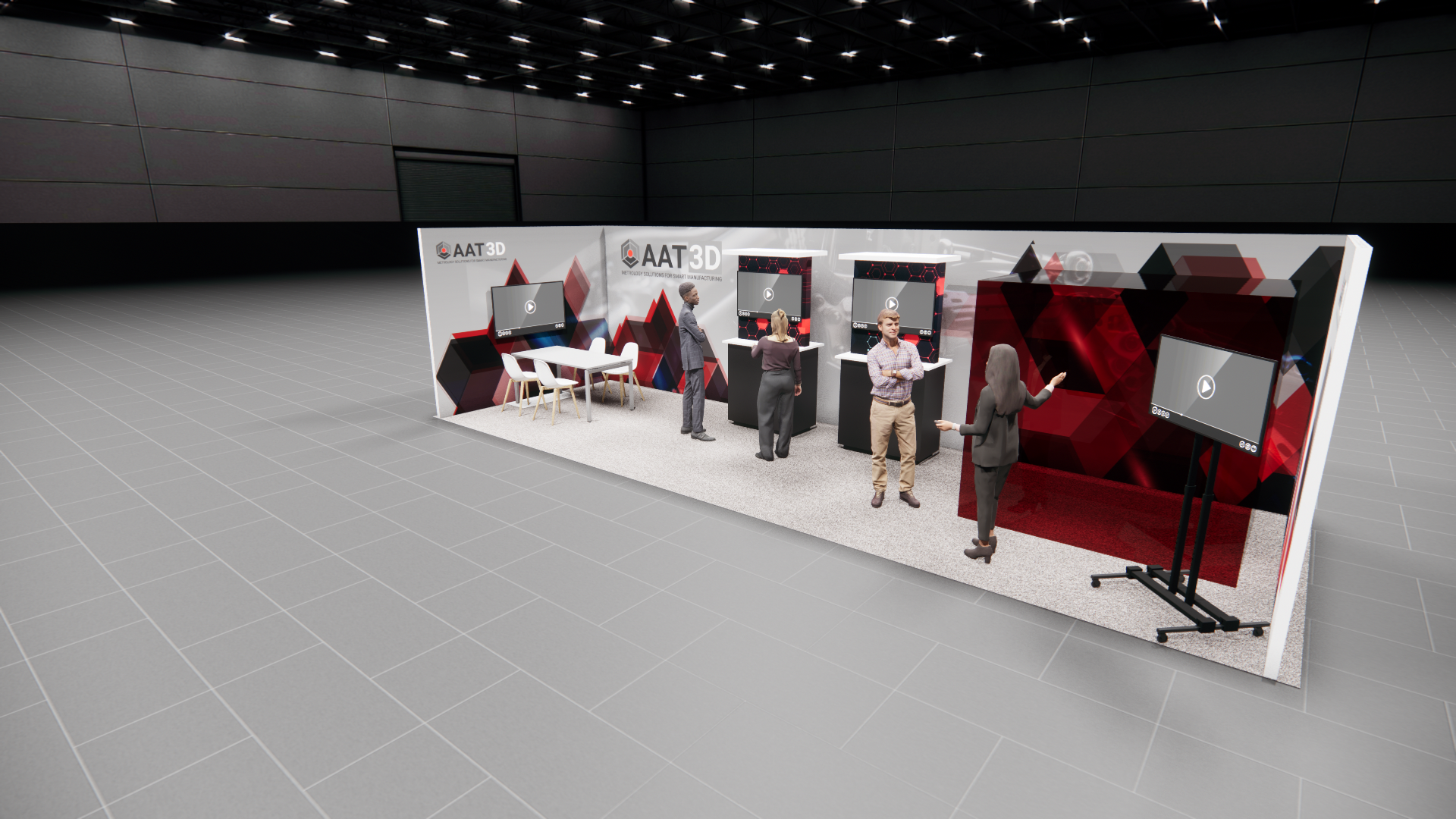IBS 10x30 trade show exhibit rental in Las Vegas (view 6)