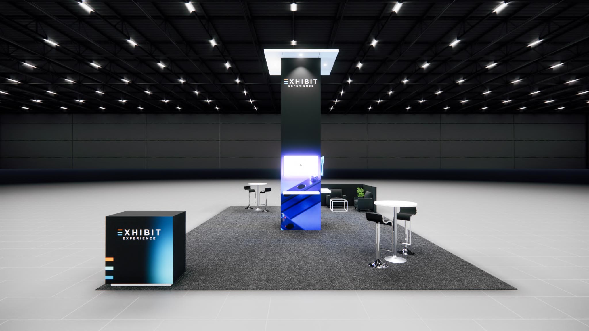 Venetian Expo hall set for an automotive aftermarket products show