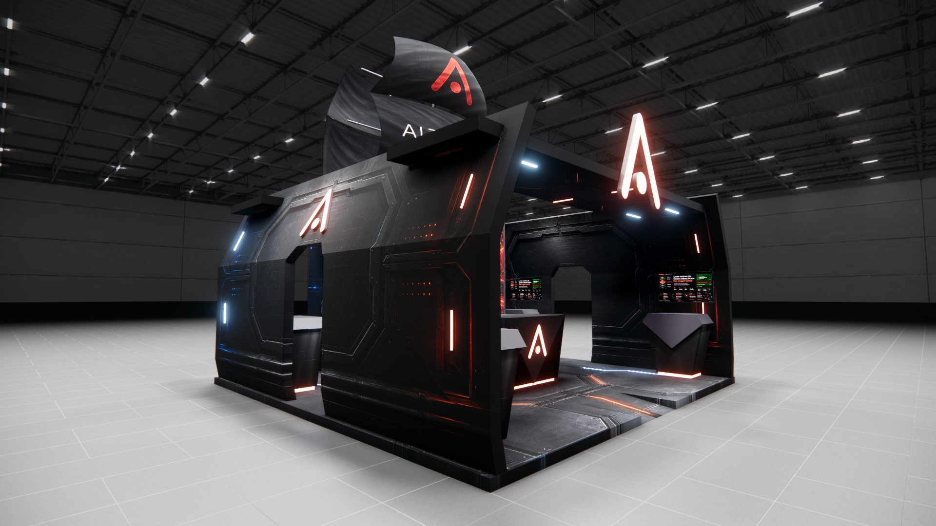 ASD Market Week 20x20 trade show exhibit rental in Las Vegas
