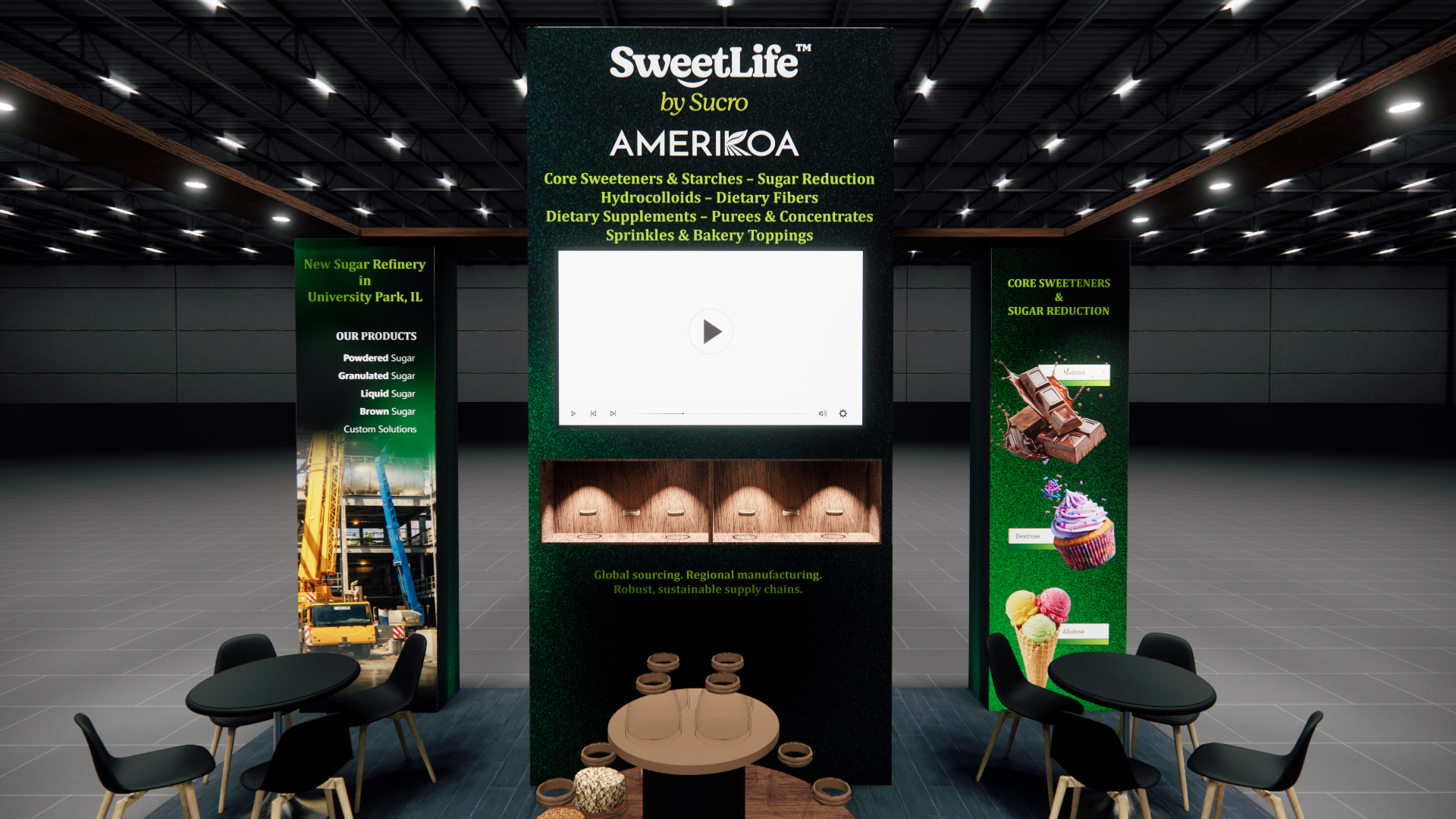 SupplySide West 20x20 trade show exhibit rental in Las Vegas (view 4)