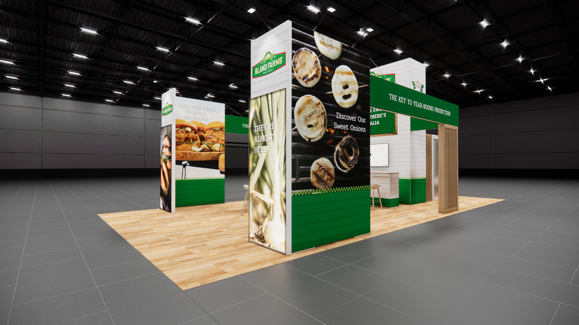 Bar & Restaurant Expo 20x40 trade show exhibit rental in Las Vegas (view 2)