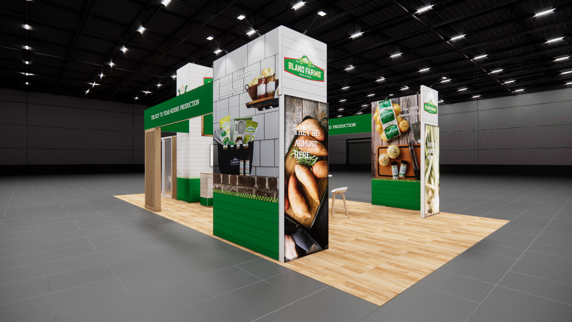 Bar & Restaurant Expo 20x40 trade show exhibit rental in Las Vegas (view 3)