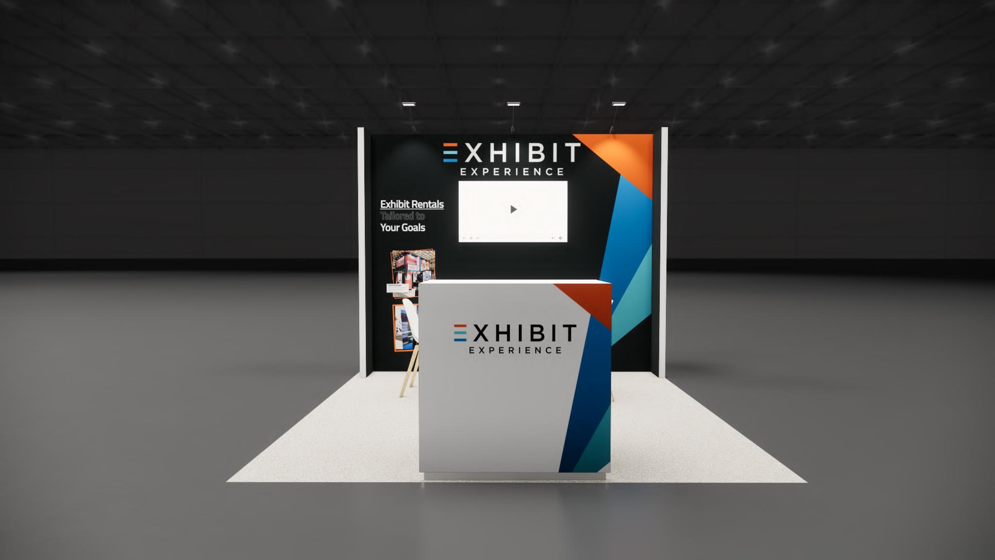 NAB Show 10x20 trade show exhibit rental in Las Vegas (view 2)